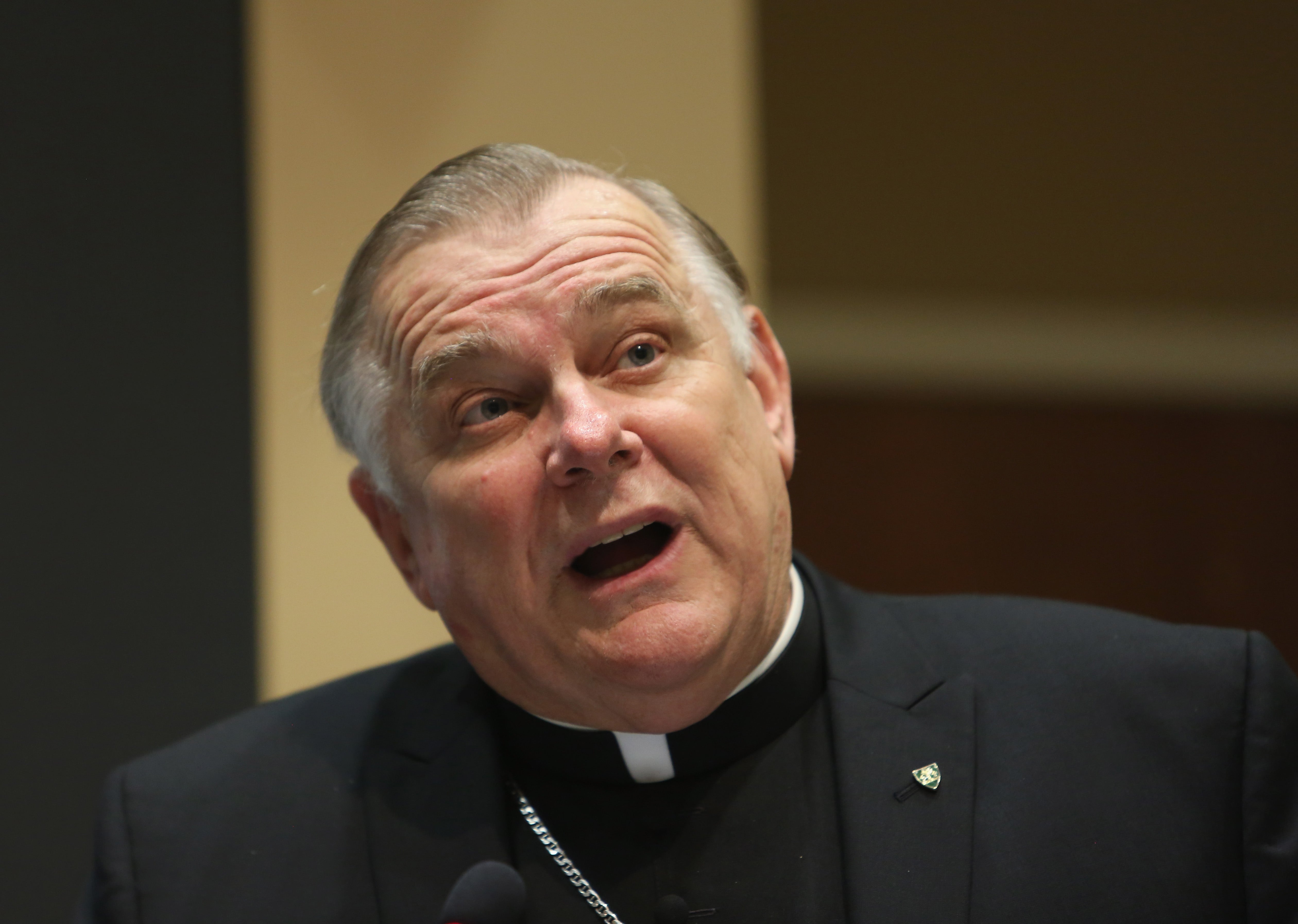 Archbishop Thomas Wenski has criticized public officials who have promoted the "deterrence value of ‘alligators and pythons’" at the detention center