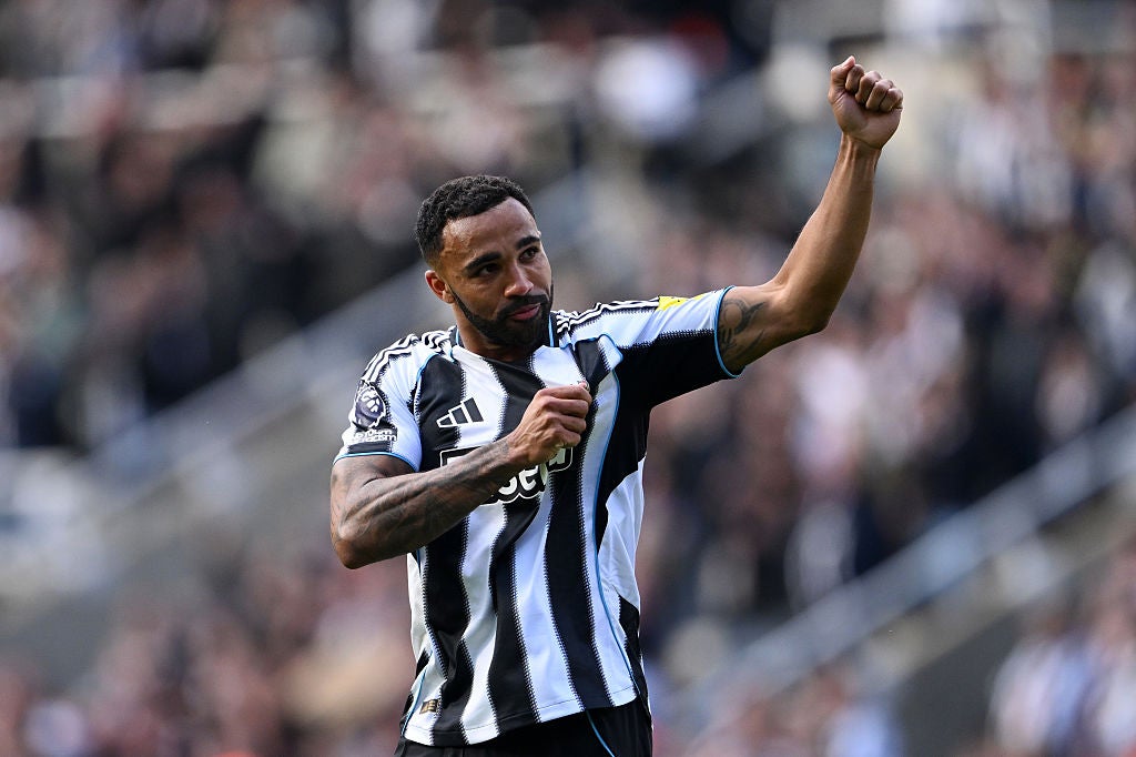 Wilson played his last game for Newcastle against Everton at St James' Park in May