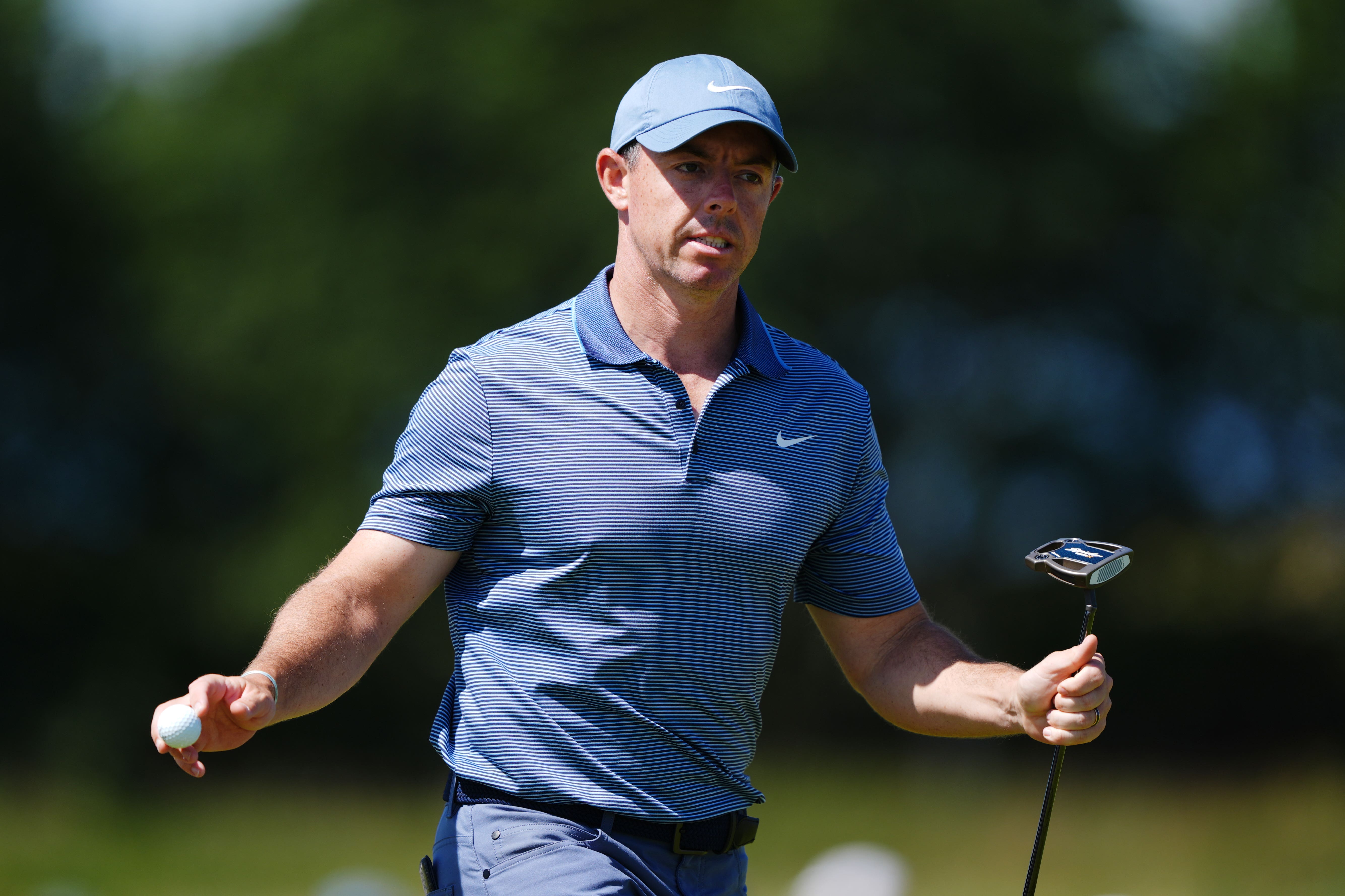 Rory McIlroy climbed up the leaderboard after shooting a 65 on the second day of the Scottish Open (Andrew Milligan/PA)