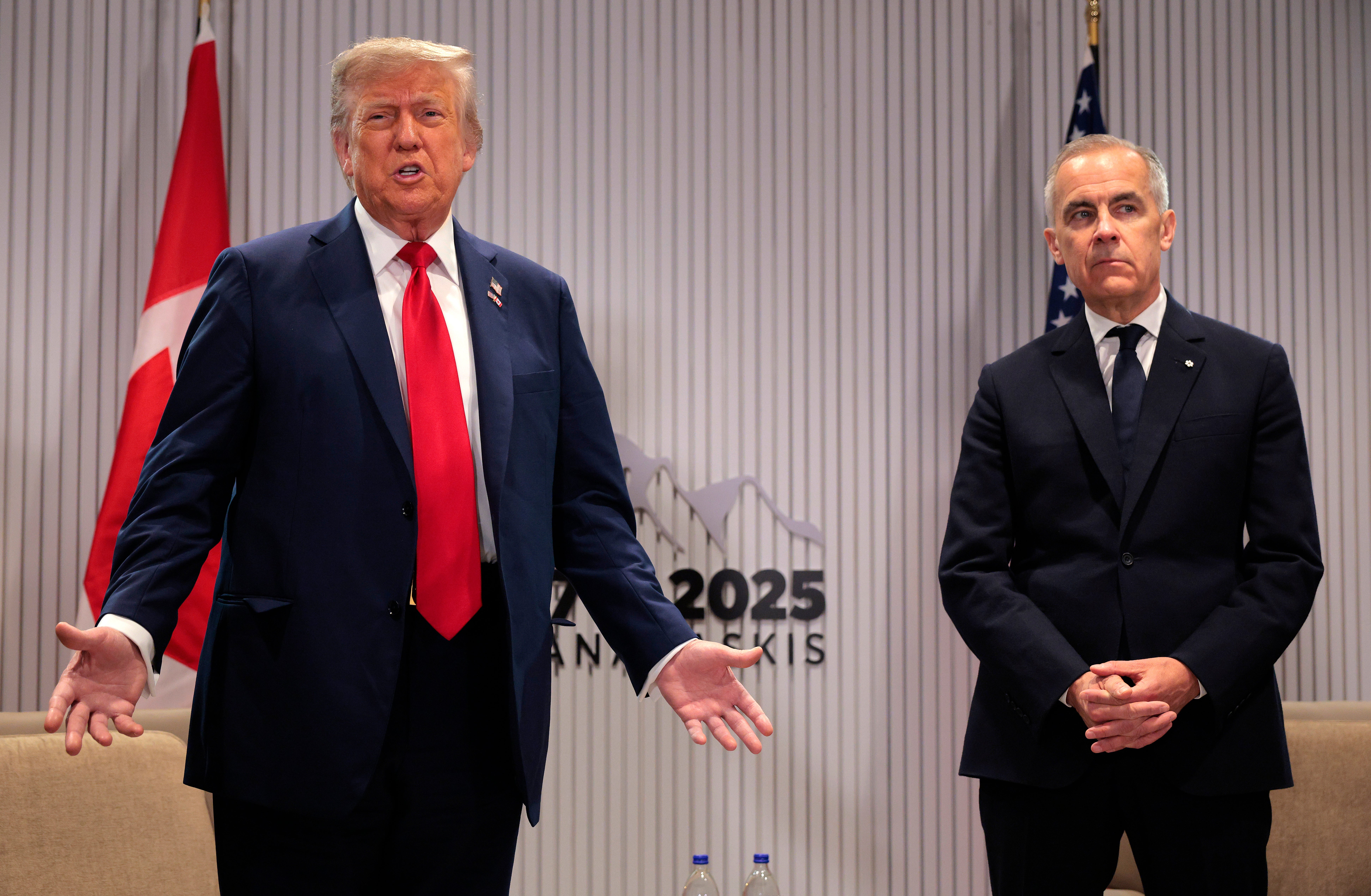 Trump has already imposed some hefty levies on Canada since taking office, which he told Canadian Prime Minister Mark Carney was in response to 'failure to stop [fentanyl] from pouring into our Country'