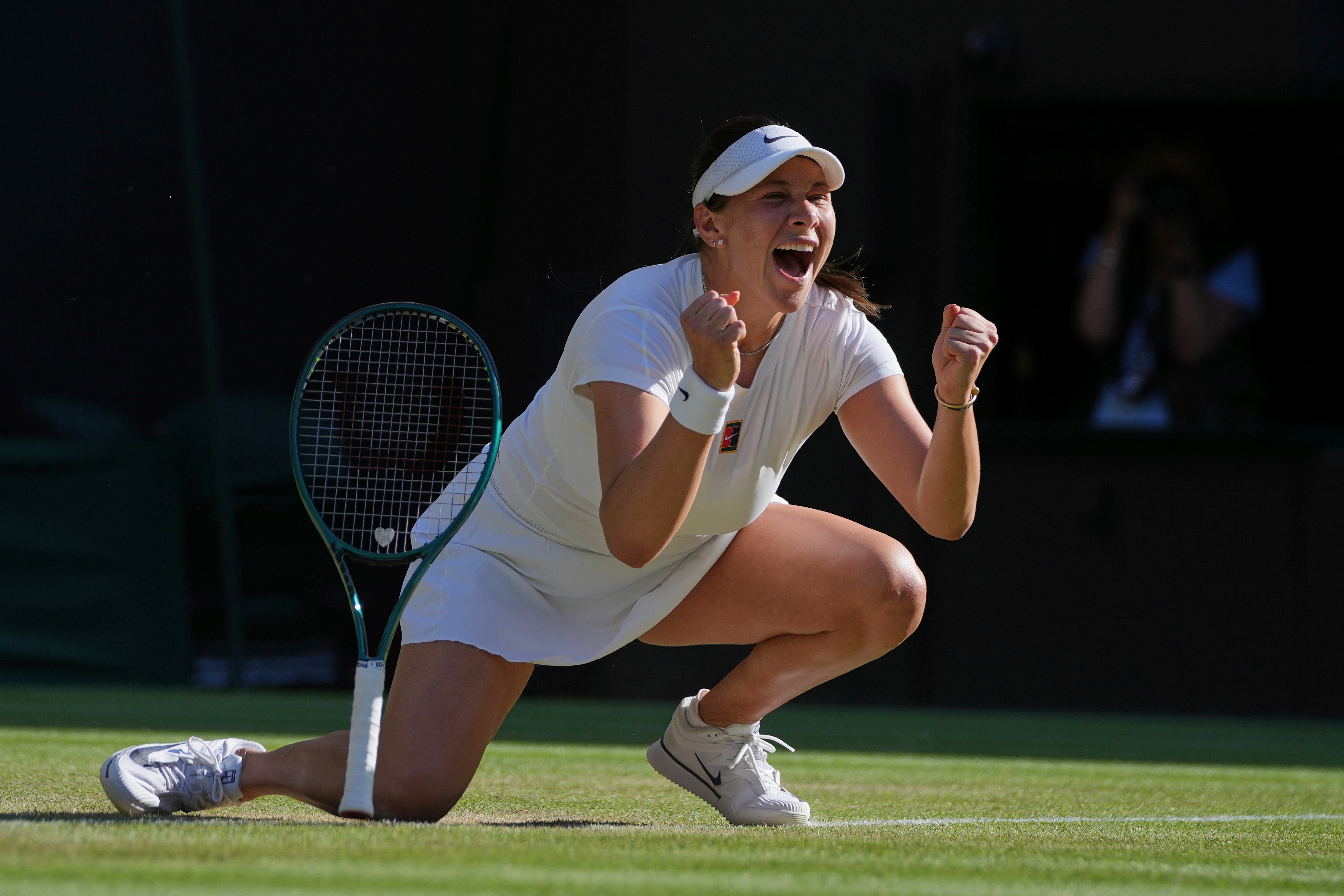 Amanda Anisimova couldn’t believe she reached the Wimbledon final