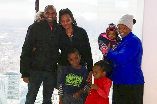 Paul Njoroge, his wife, Carolyne, and three small children, Ryan, age 6, Kellie, 4, and infant Rubi, along with Njoroge’s mother-in-law, Anne Wangui Karanja