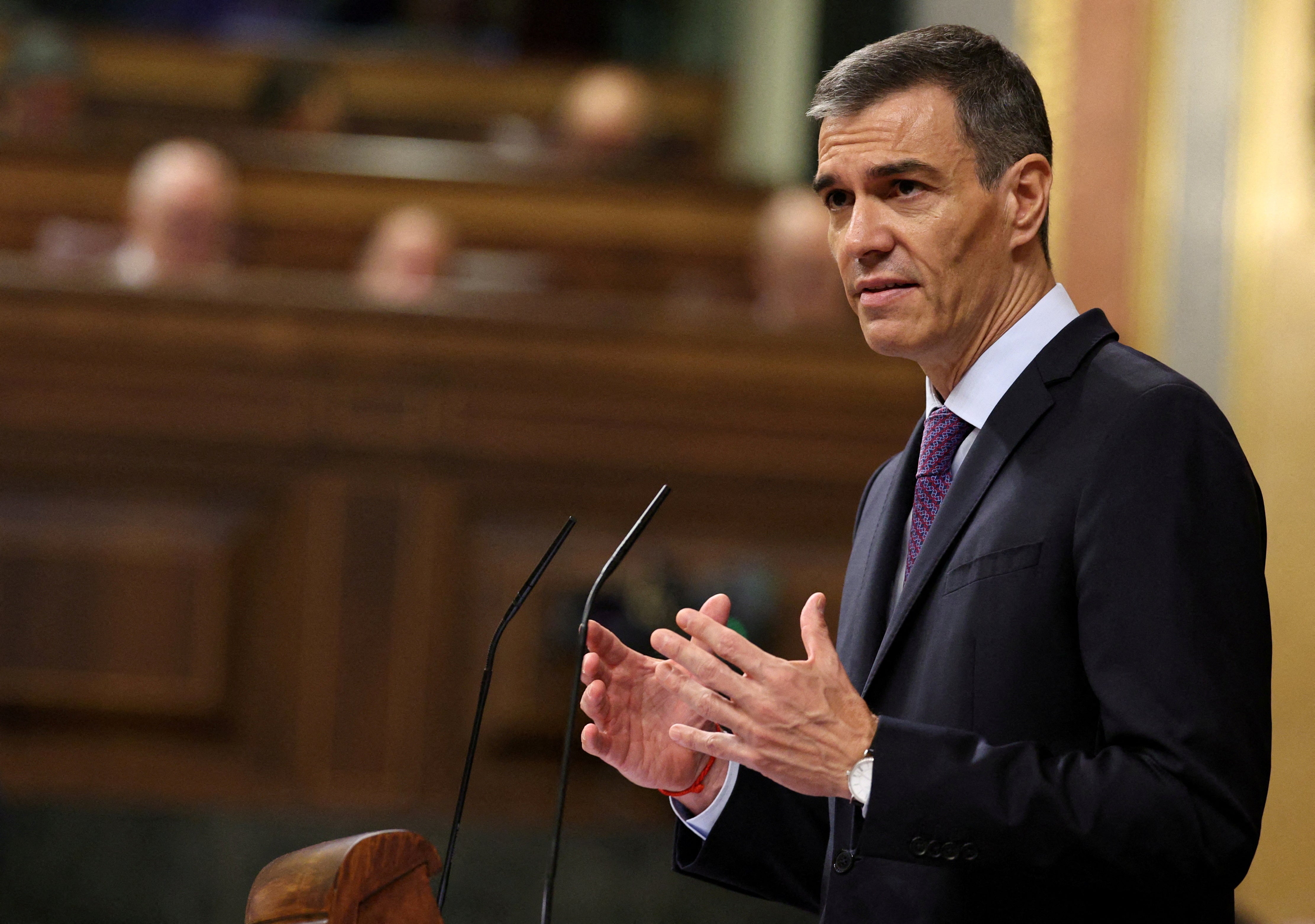 Spain's Prime Minister Pedro Sanchez