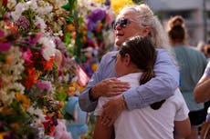 Memorial in flood-ravaged Texas city becomes focal point of community's grief
