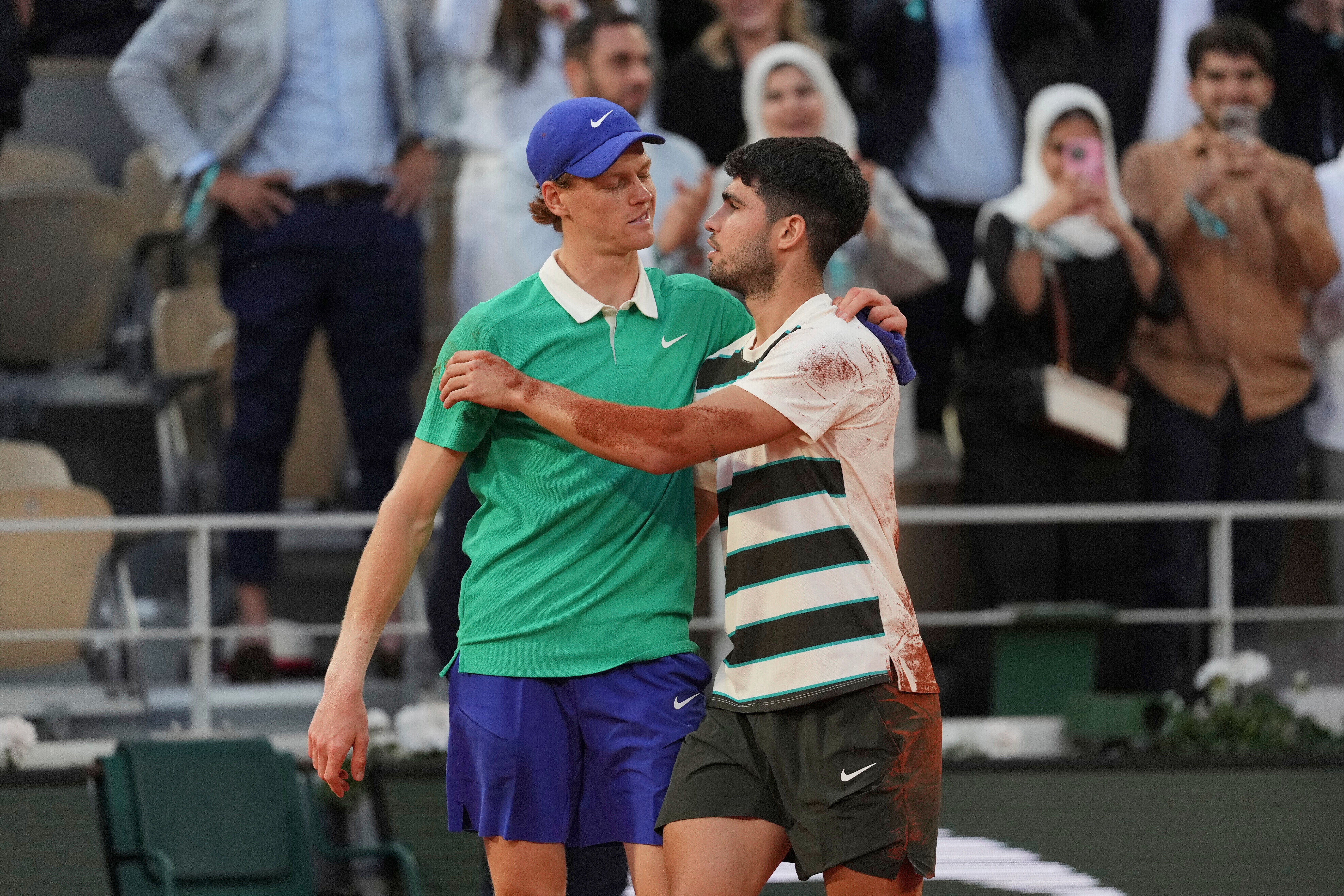 Alcaraz and Jannik Sinner played one of the greatest tennis matches of all time at last year’s French Open