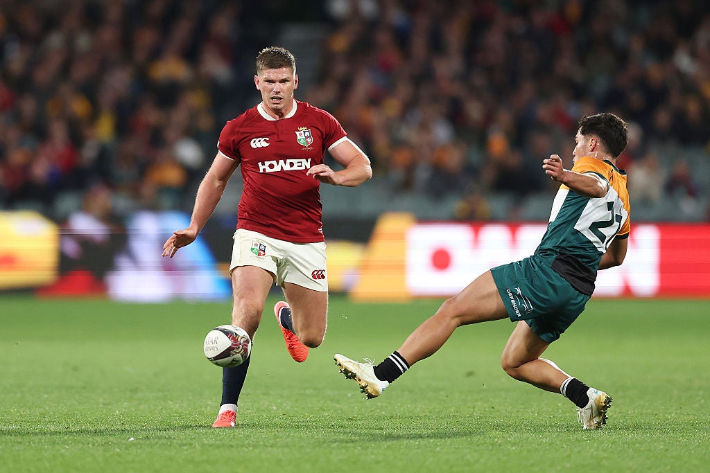 Owen Farrell will lead the Lions in the midweek fixture in Melbourne