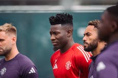 Man United face goalkeeper dilemma after Andre Onana suffers injury in training