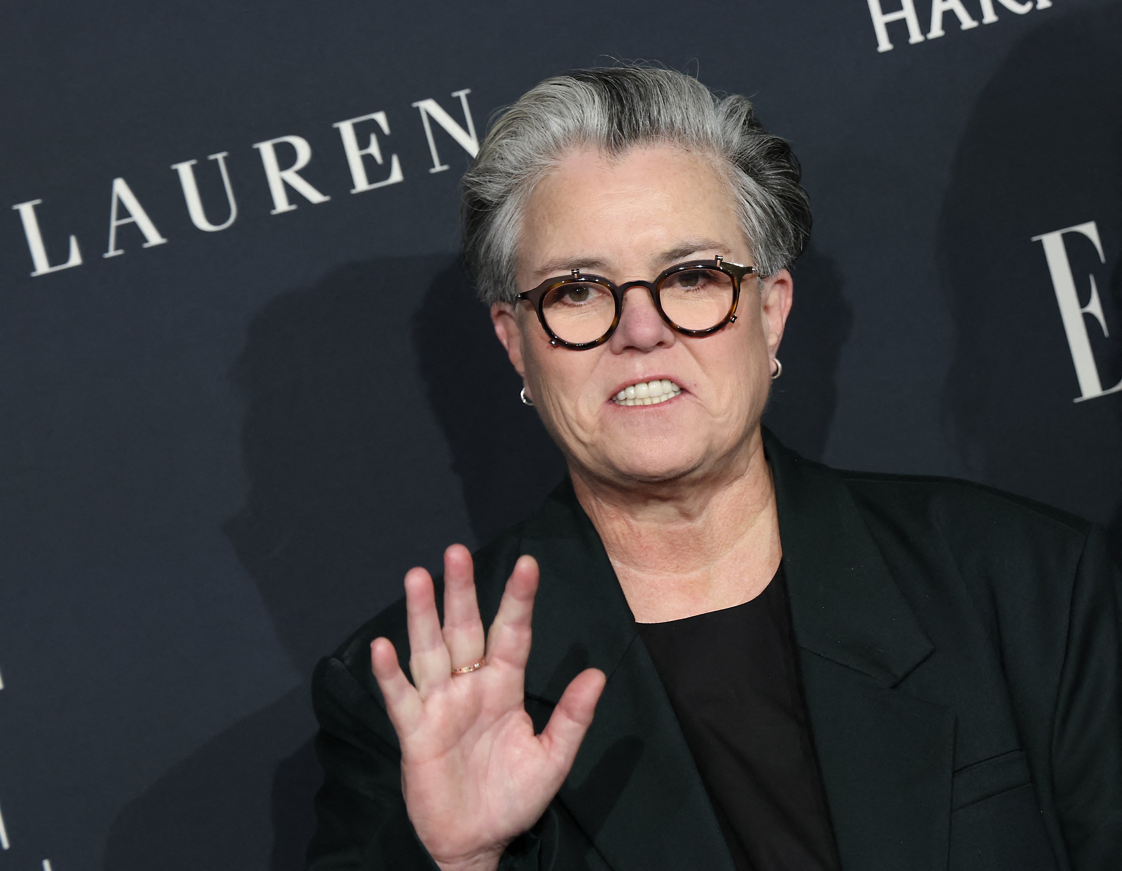 US comedian and producer Rosie O'Donnell attends the 2024 Elle Women in Hollywood celebration