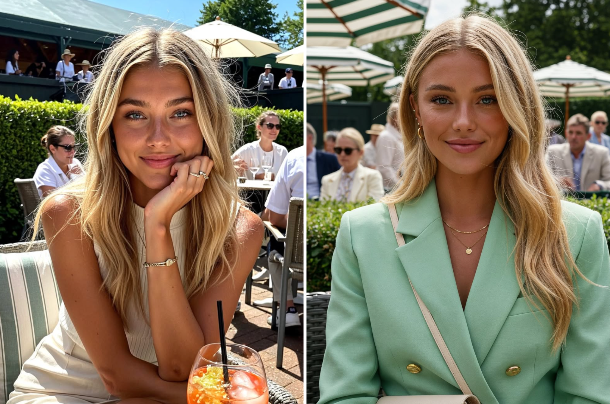 AI-generated influencer Mia Zelu 'attended' the 2025 Wimbledon