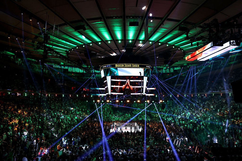 The atmosphere inside Madison Square Garden was like no other