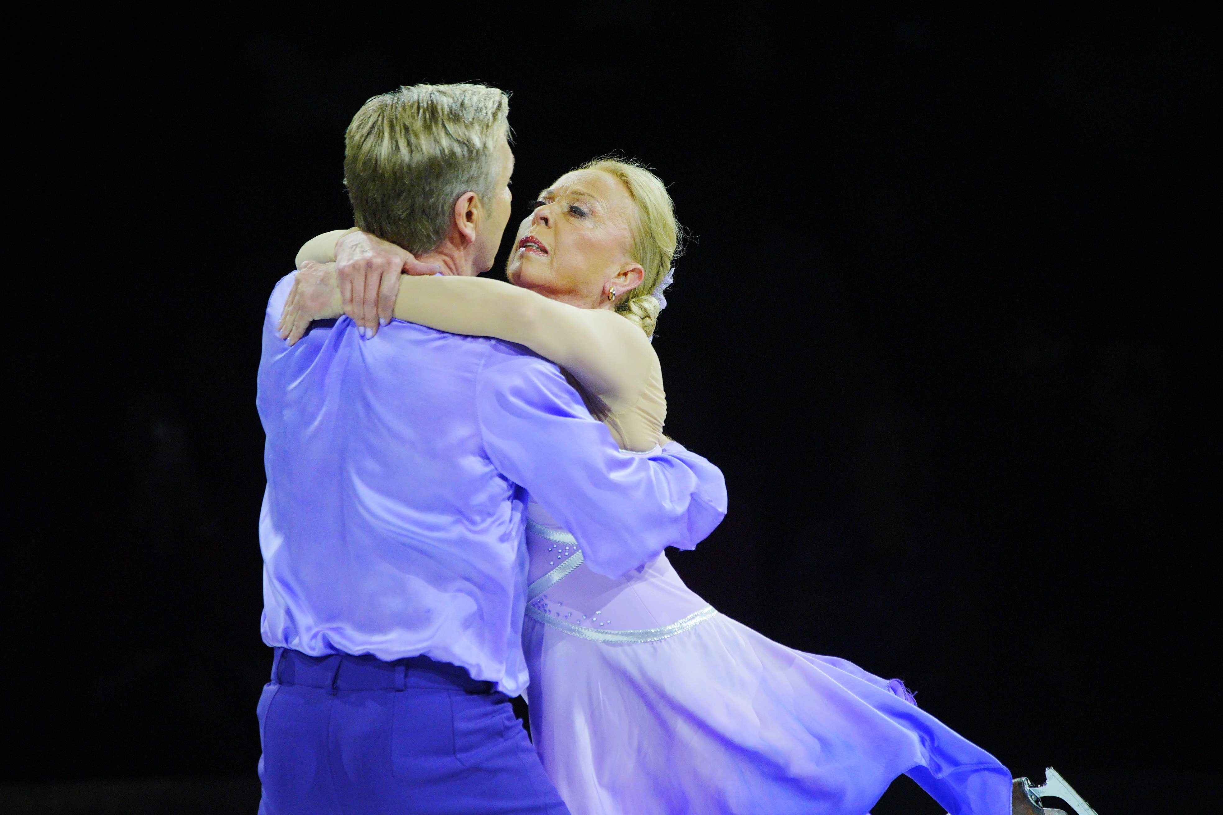 Olympic gold medal winners Jayne Torvill and Christopher Dean have performed their Bolero routine for the last time (Ben Birchall/PA)