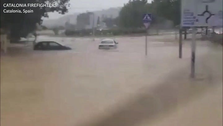 The earthquake came just a day after Spain was battered by heavy rain and flash flooding