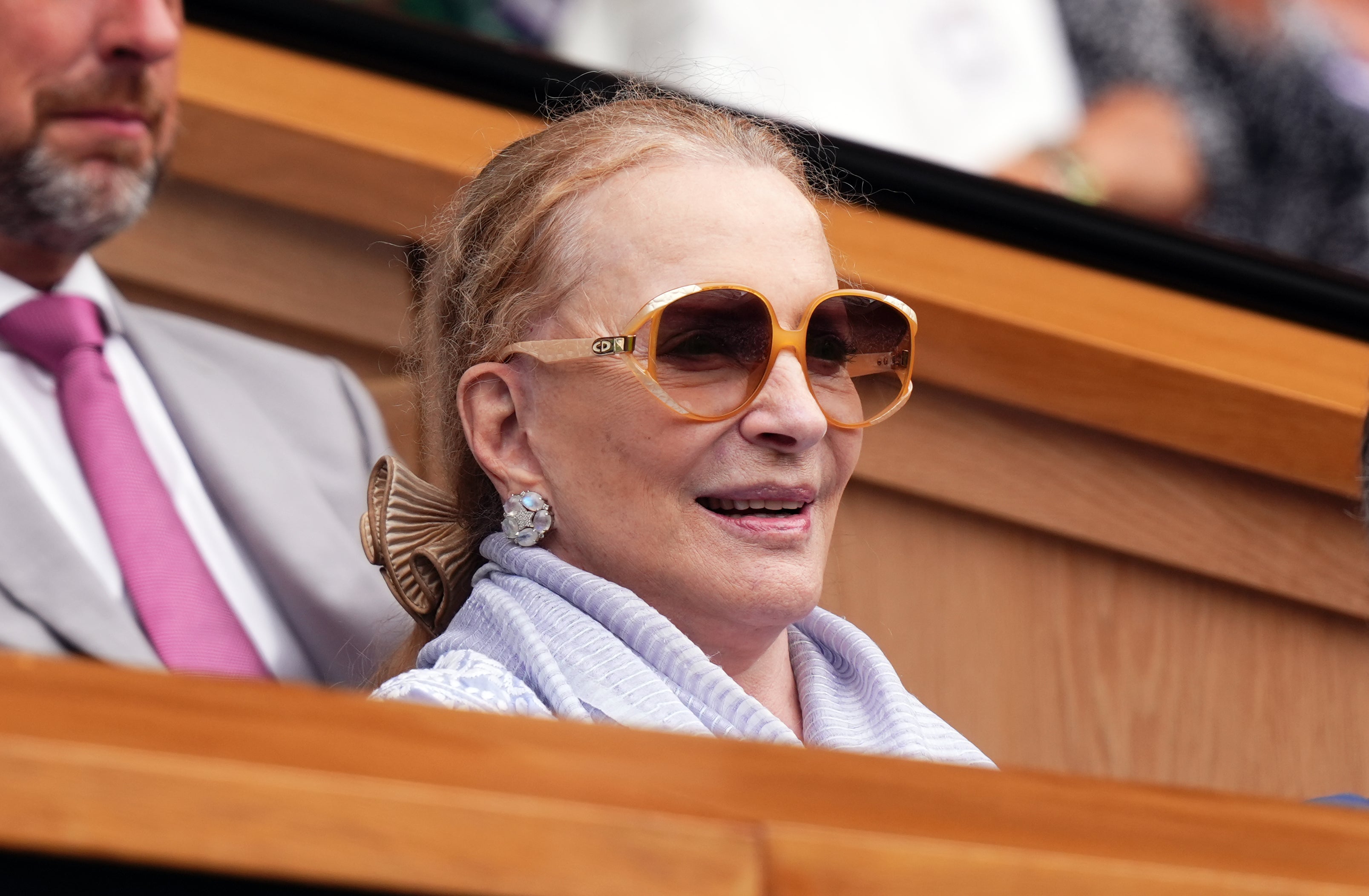 Princess Michael of Kent attends Wimbledon’s men’s singles final