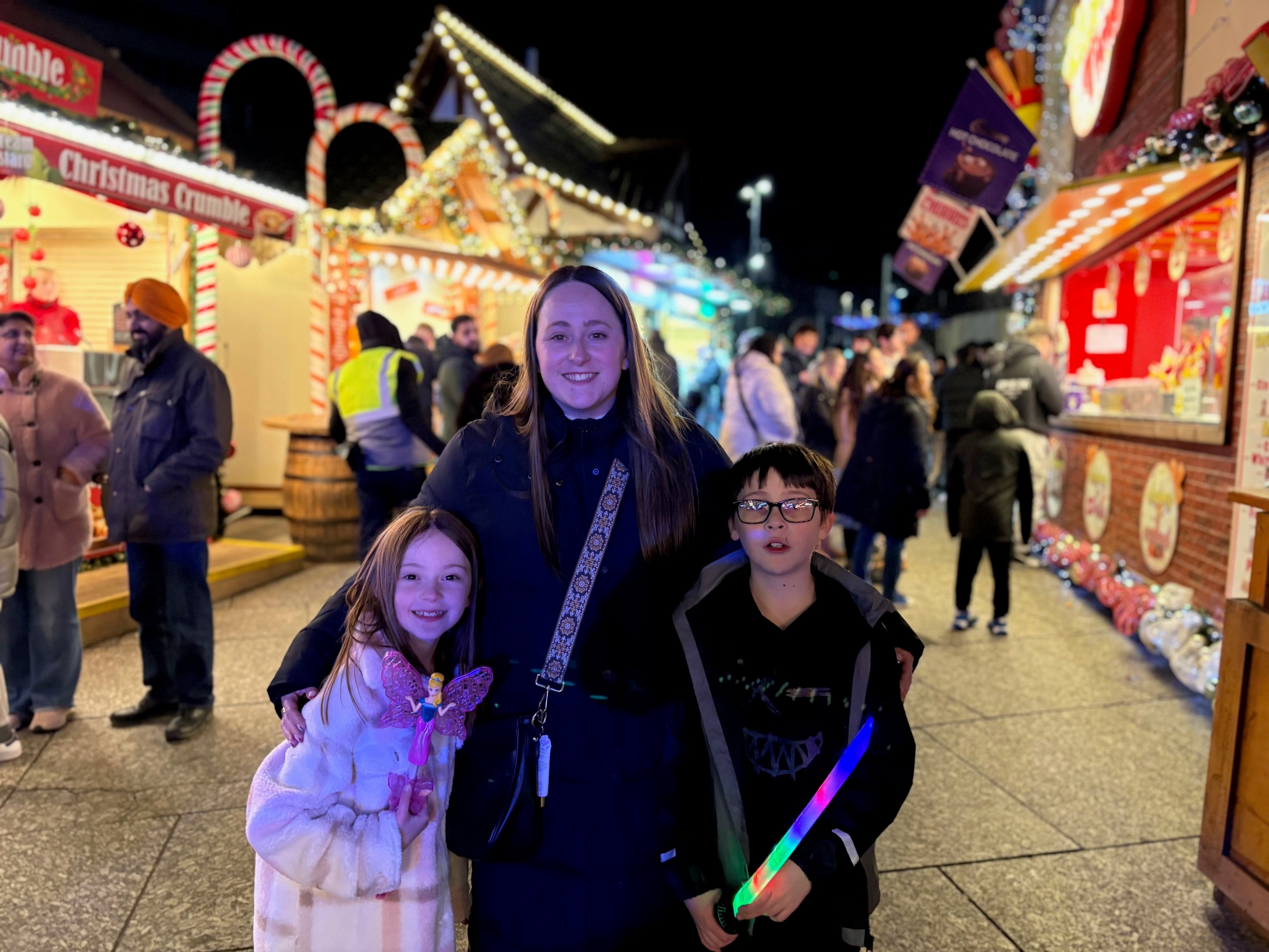 Dale's wife, Kim, and their two children, Noah and Molly