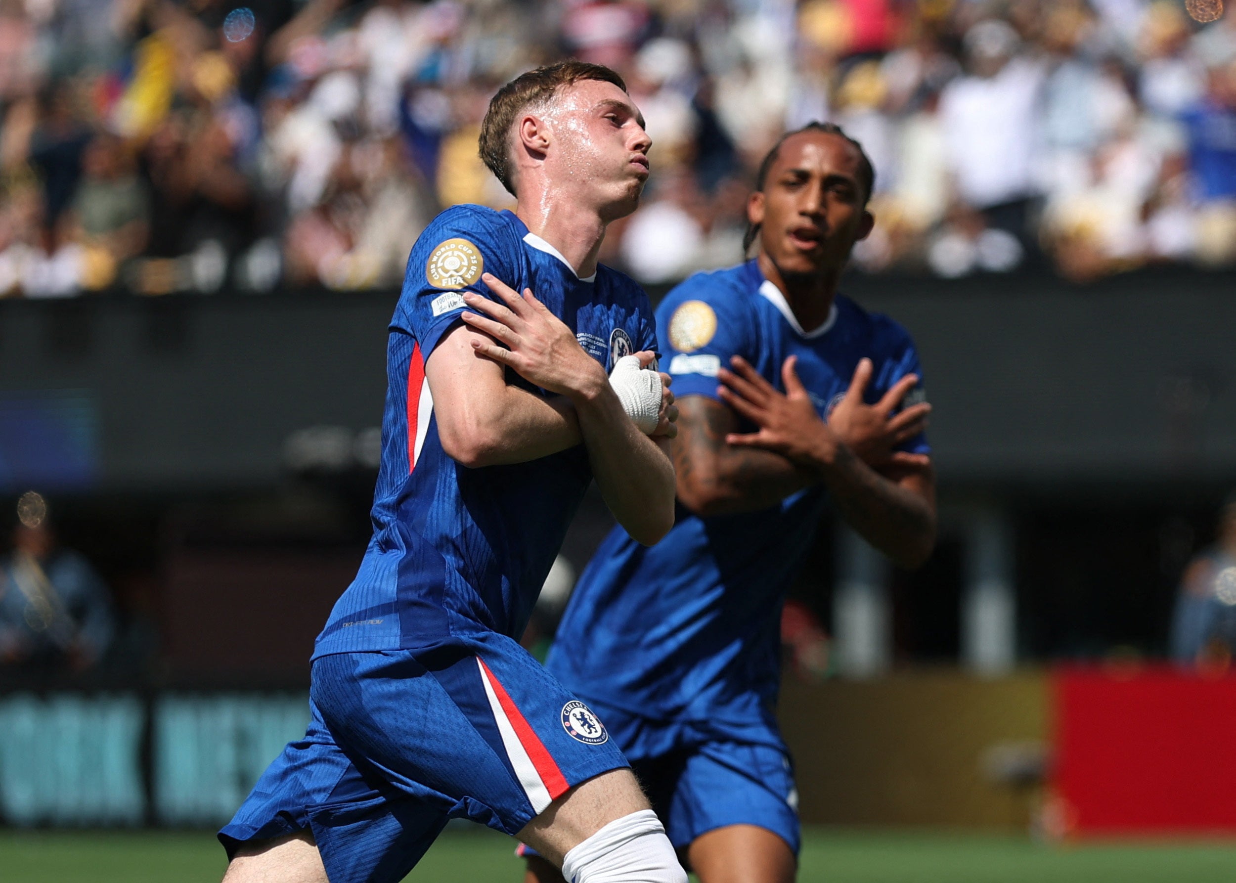 Chelsea v PSG – Club World Cup final live: Score and result as Cole Palmer stars and Joao Neves sent off for hair pull