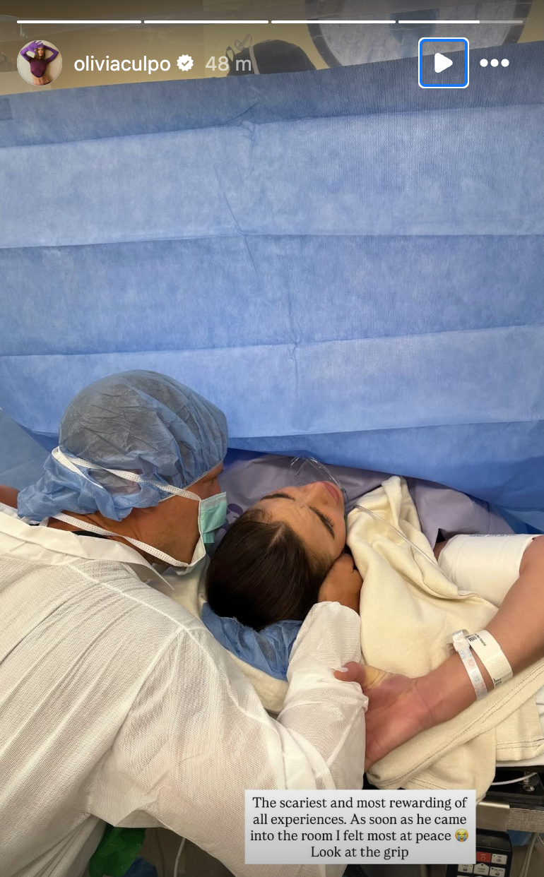 Olivia Culpo described childbirth as 'the scariest and most rewarding of all experiences'