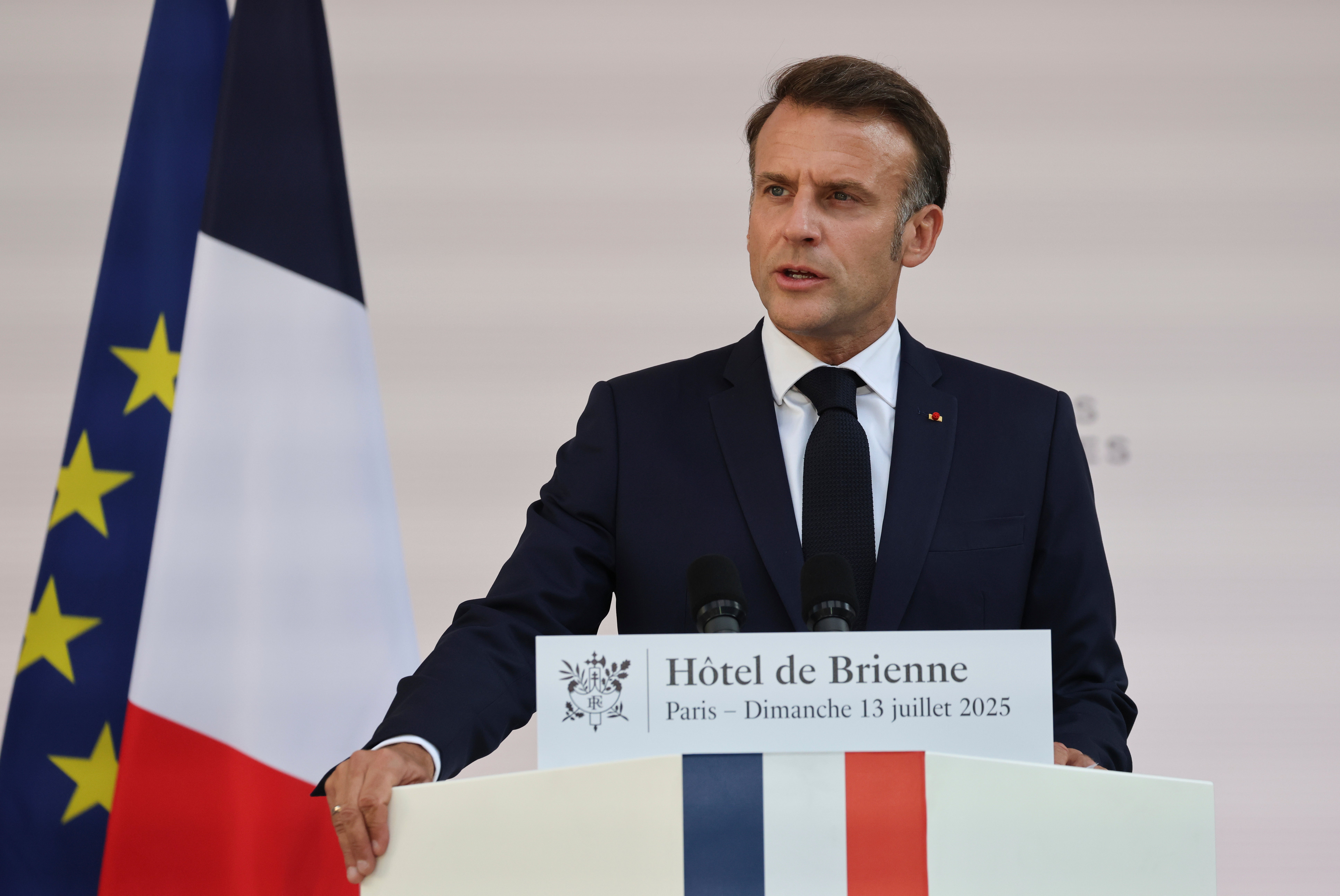 Emmanuel Macron has pondered recognising a Palestinian state for some time