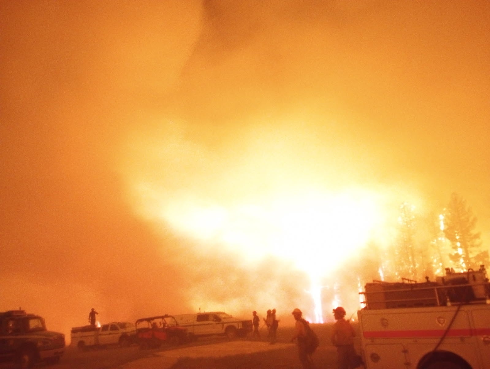 The destruction of the lodge comes as two wildfires continue to burn near the North Rim, known as the White Sage Fire and the Bravo Dragon fire. The latter is the one that impacted the lodge and other structures