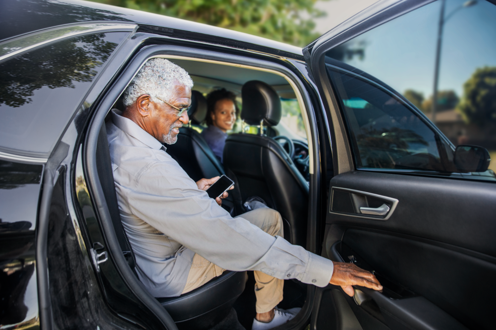 Uber is rolling out ‘senior accounts’ in the UK to help elderly people travel (Uber/PA)