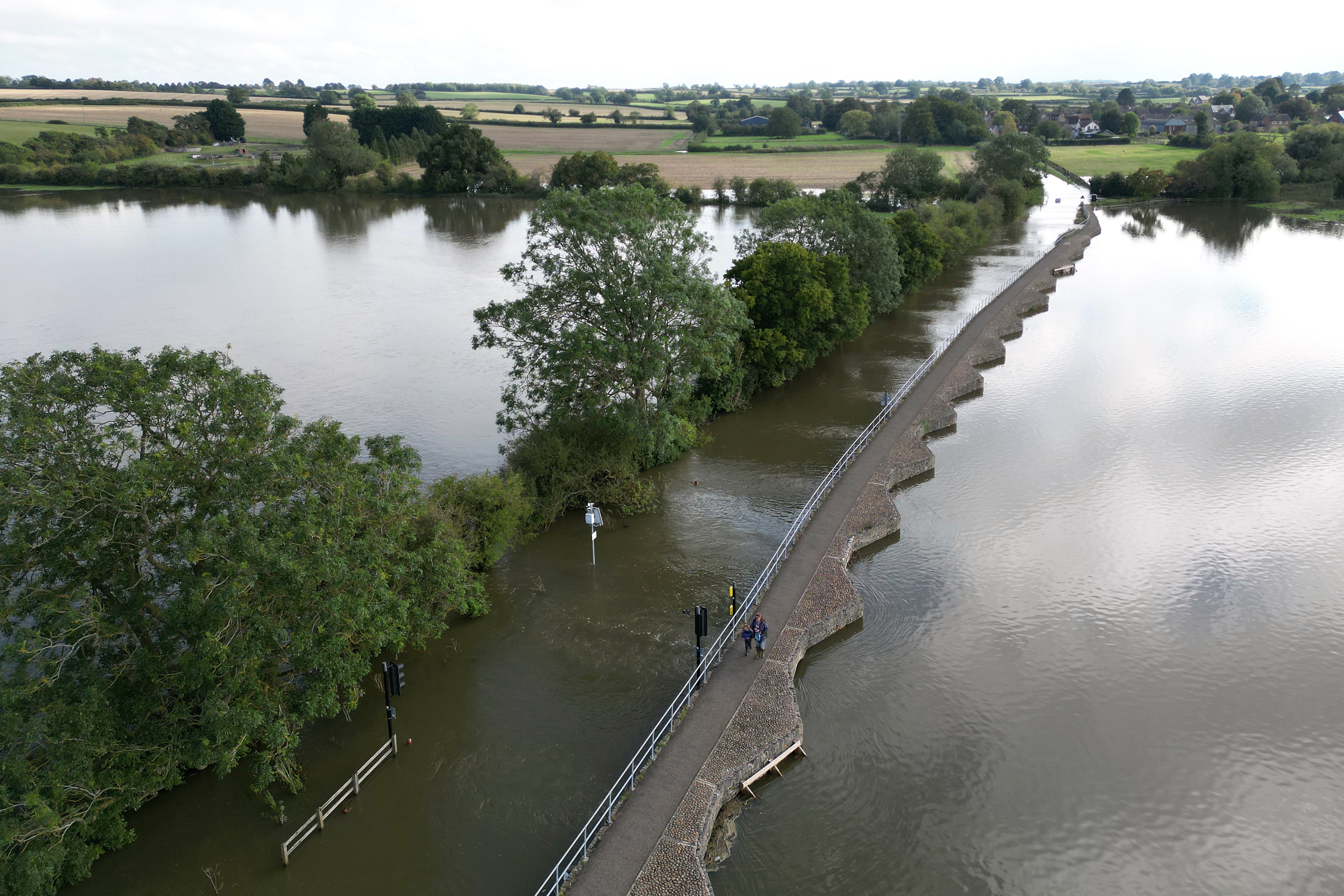 Heavy rain in September last year caused flooding in some areas (Joe Giddens/PA)