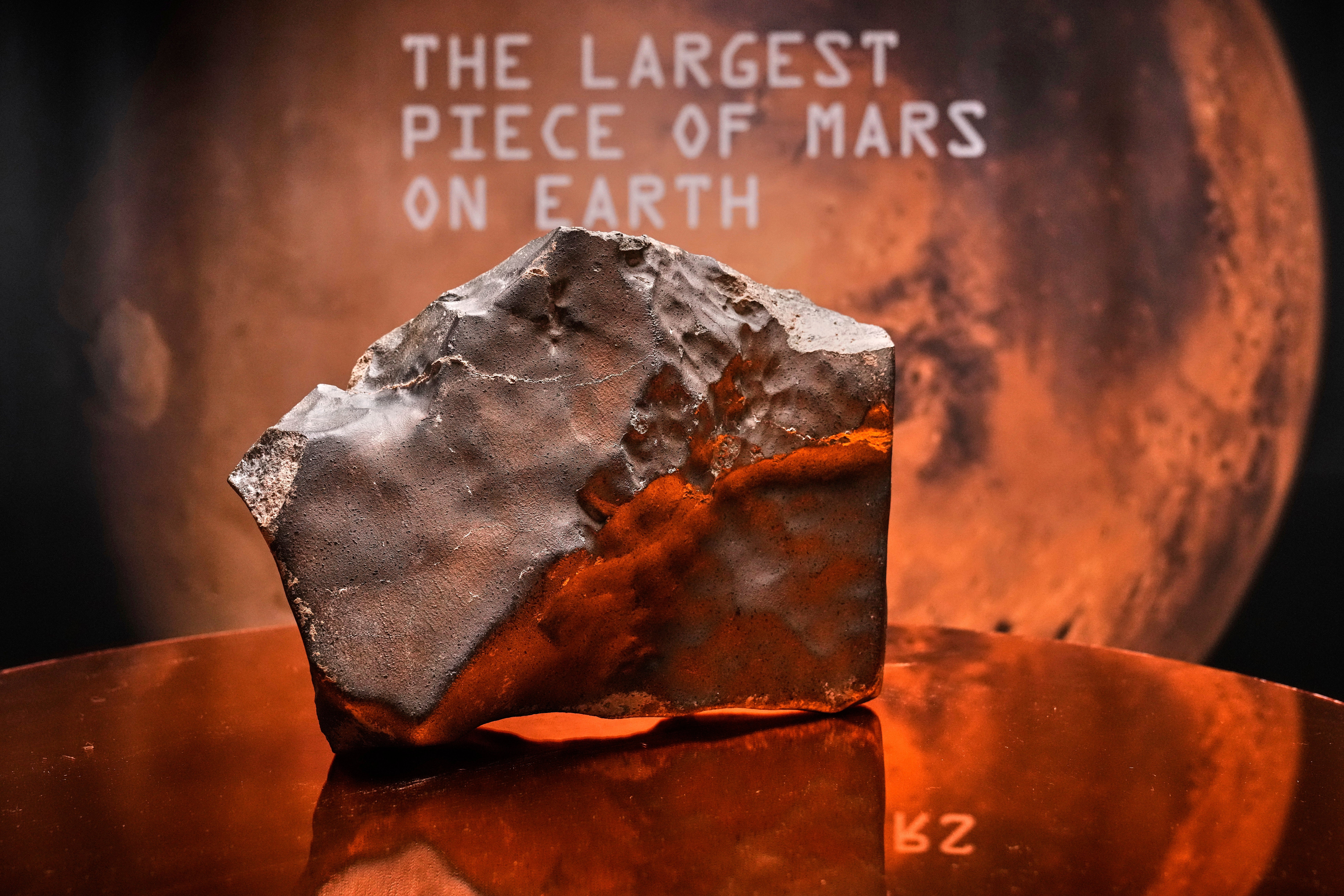 Adding various fees and costs, the official bid price for the Martian meteorite was about $5.3 million