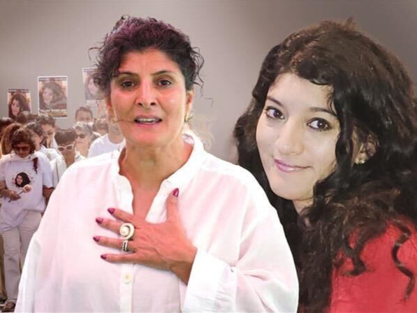 Farah Naz (centre), her niece Zara Aleena (right), and attendees at the vigil three years after Zara’s murder