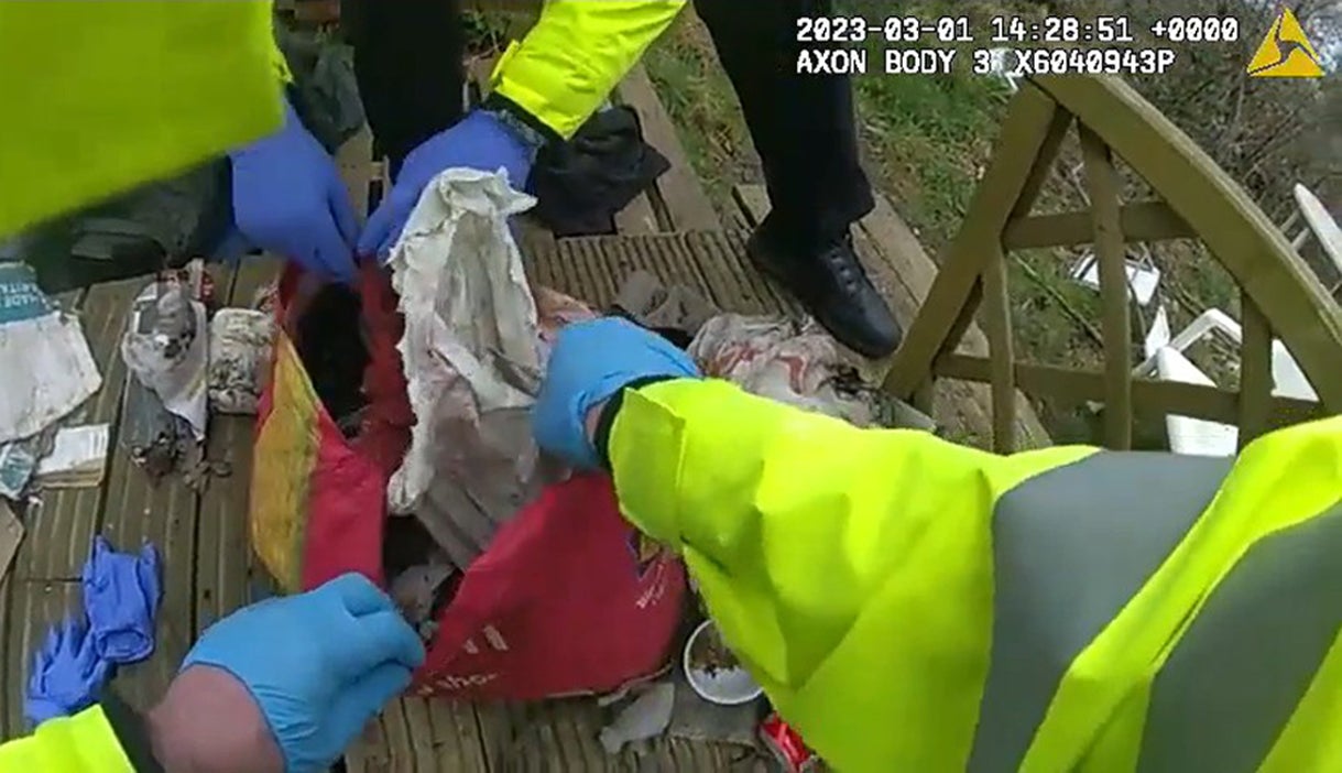 Victoria’s remains were found hidden in a rubbish-filled carrier bag