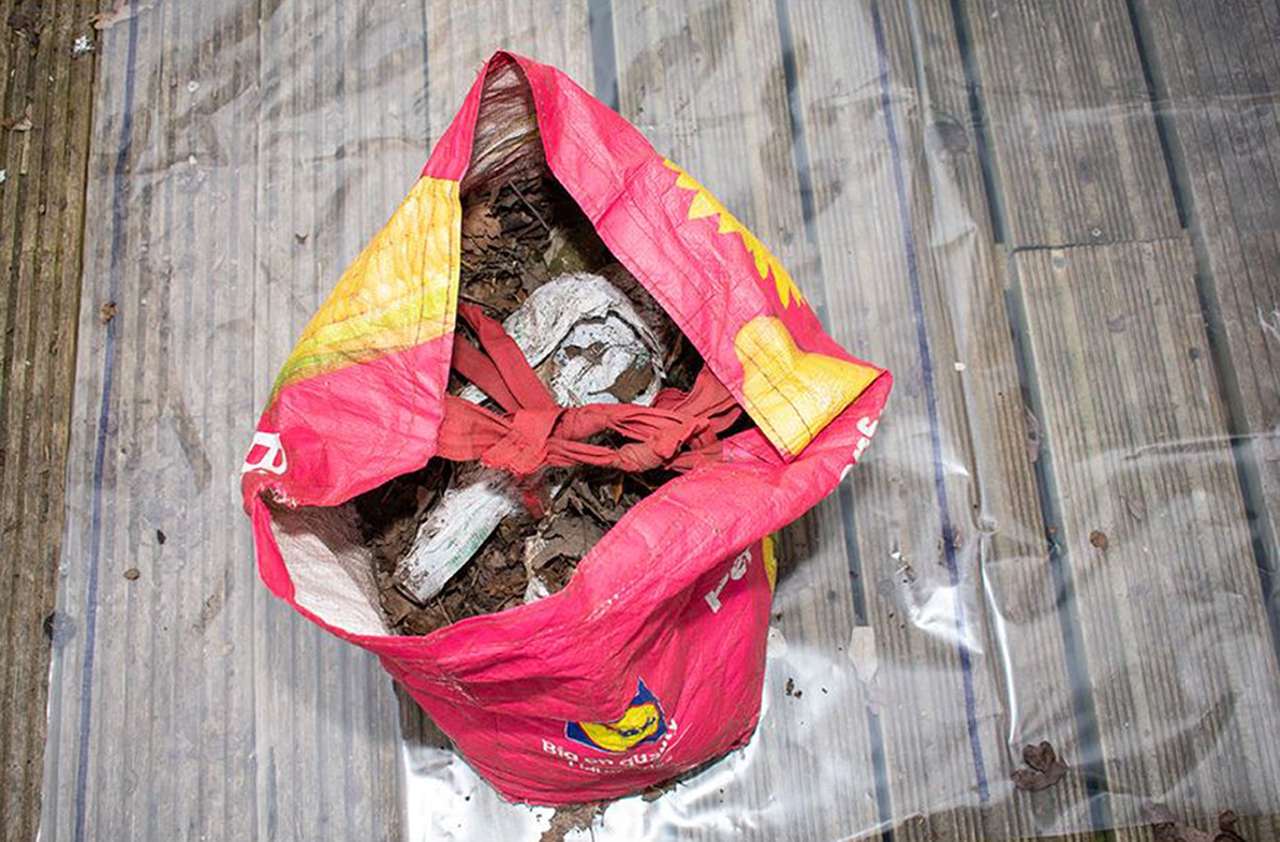 The Lidl bag in which baby Victoria was found