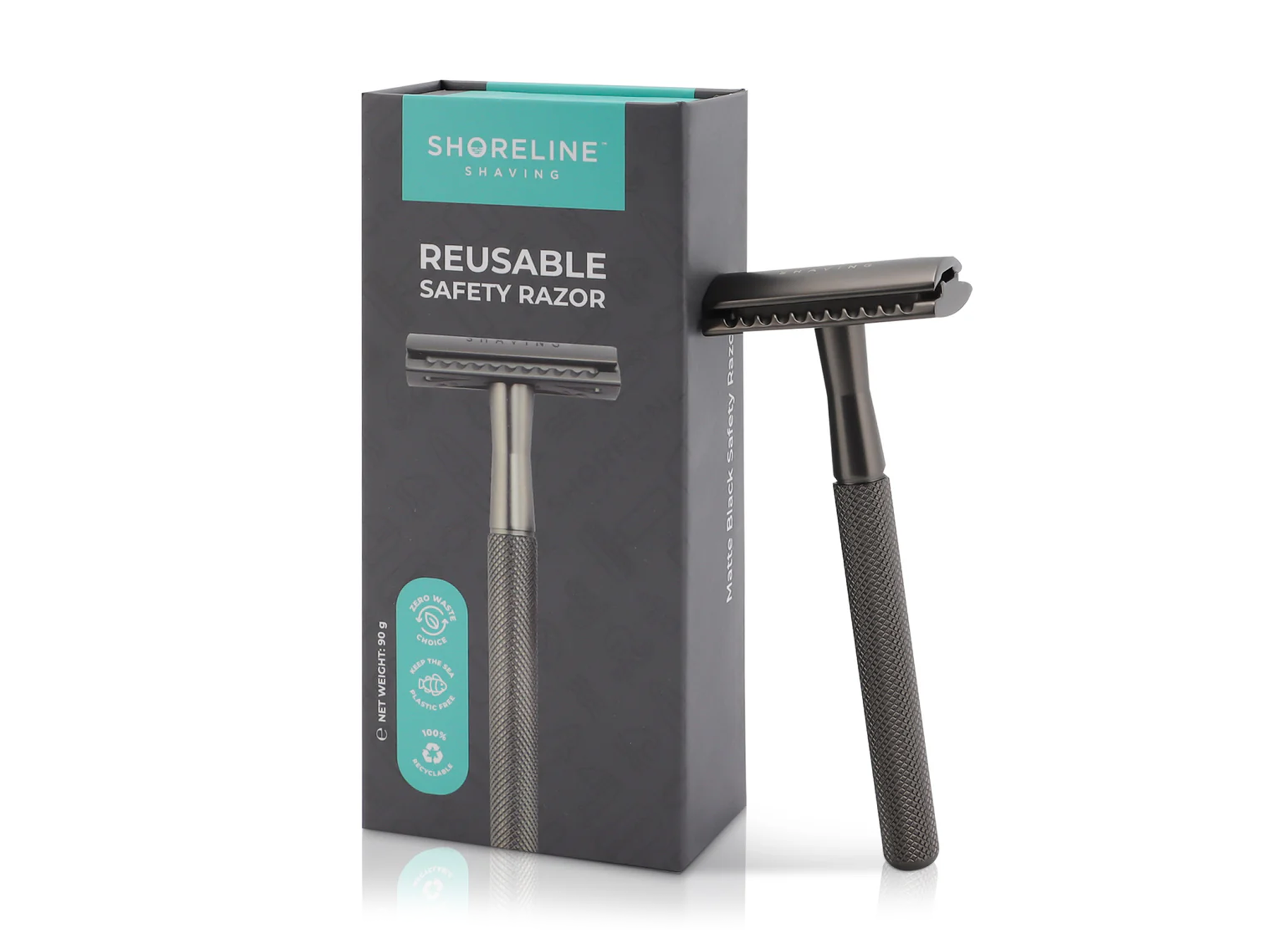 Best womens eco friendly razors IndyBest review Shoreline Shaving matte black safety razor