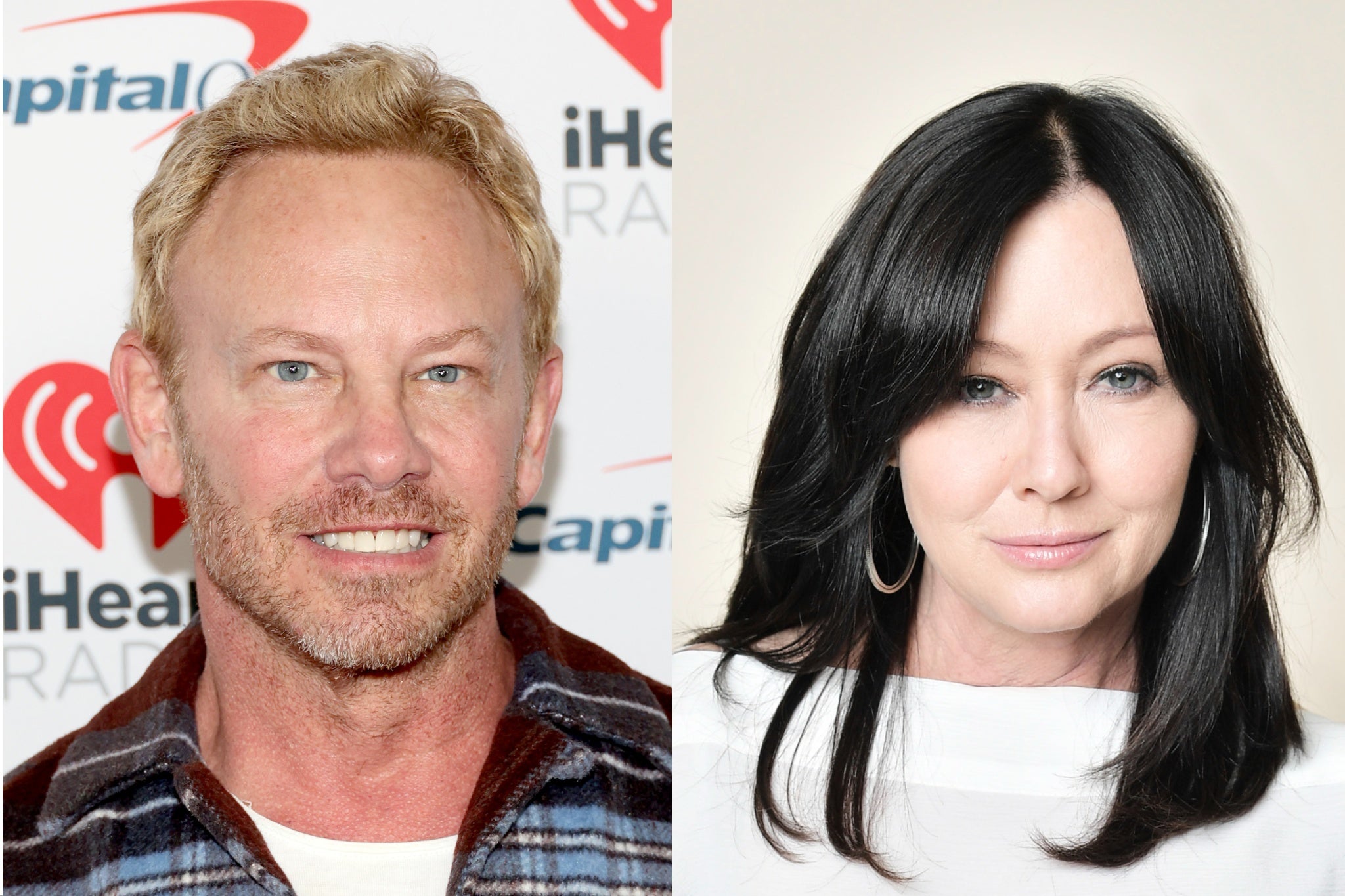 Former 'Beverly Hills, 90210' co-stars Ian Ziering and Shannen Doherty