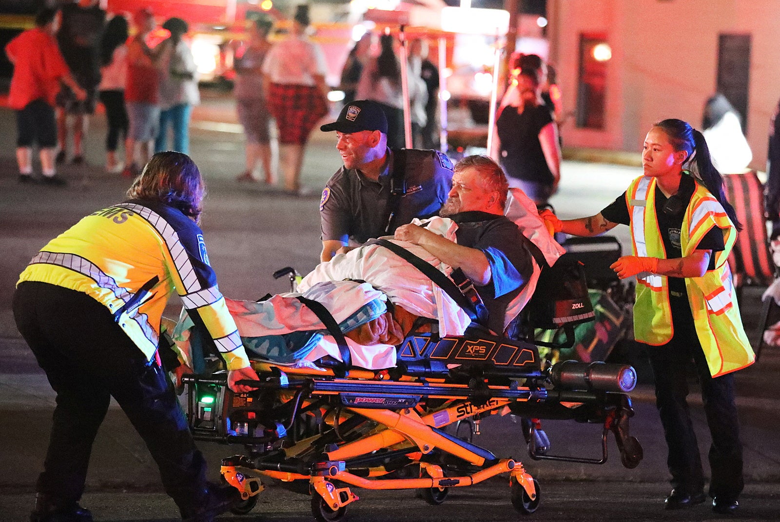 30 people were taken to hospital after the blaze, with at least one in a critical condition