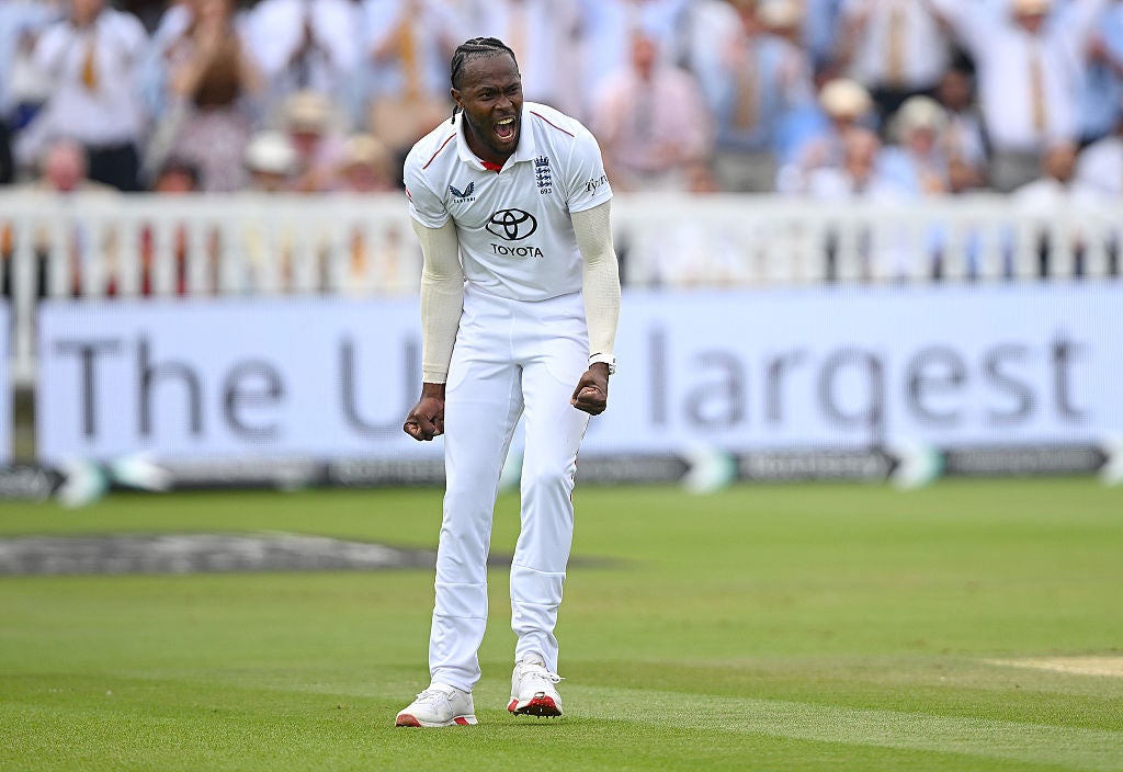 Jofra Archer rolls back the years in jubilant England victory at Lord’s