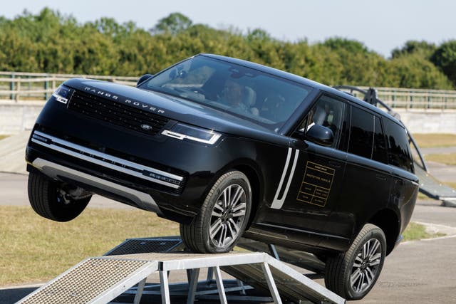 <p>The Range Rover Electric Prototype shows even more control over an off-road course than petrol or diesel models</p>