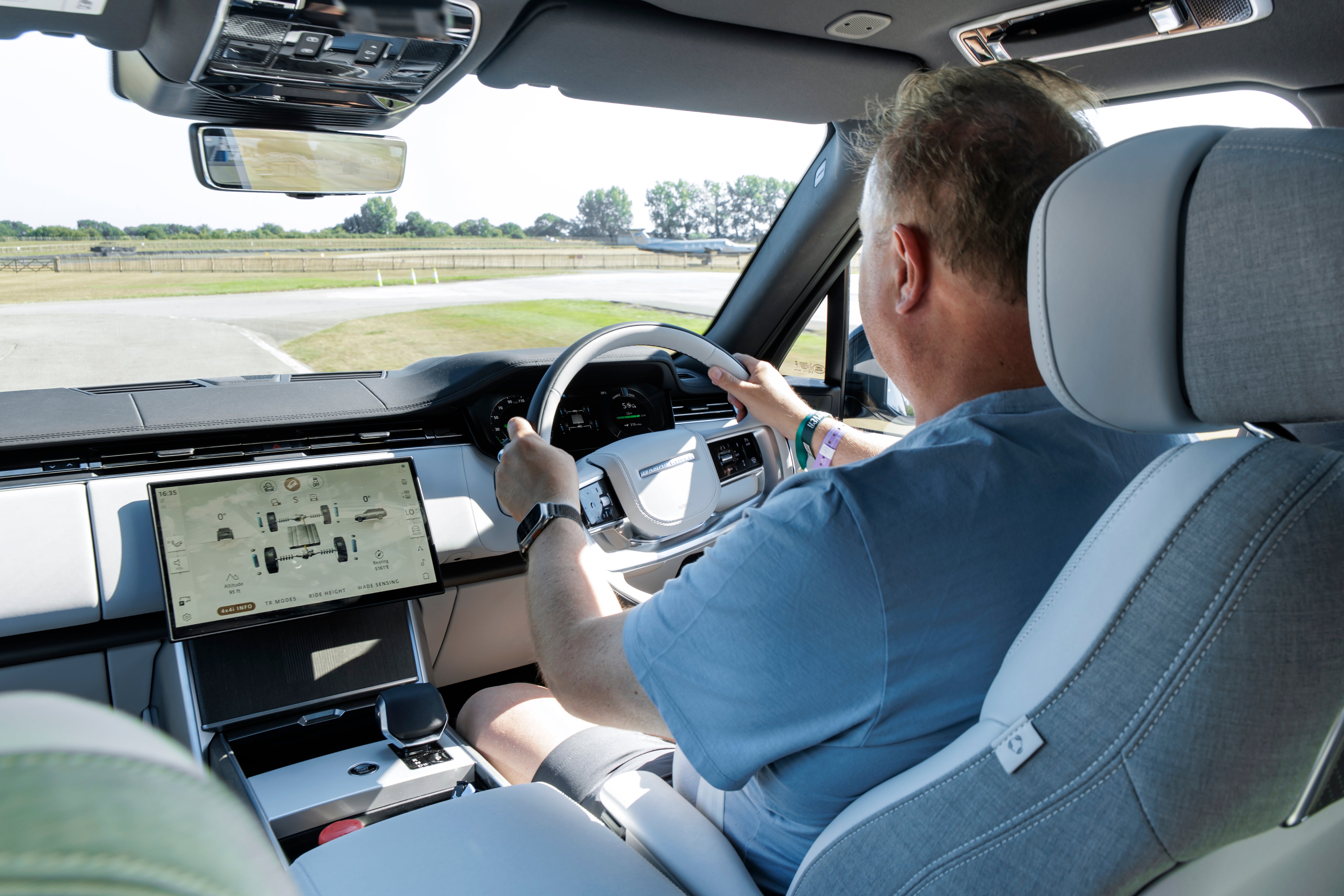 The interior of the Range Rover Electric is as luxurious as any other Range Rover