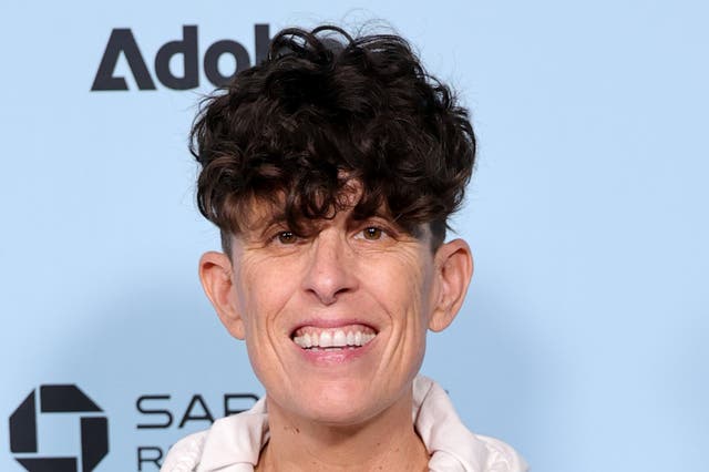 <p>Andrea Gibson attending the premiere of 'Come See Me In The Good Light' at the 2025 Sundance Film Festival in Park City, Utah</p>