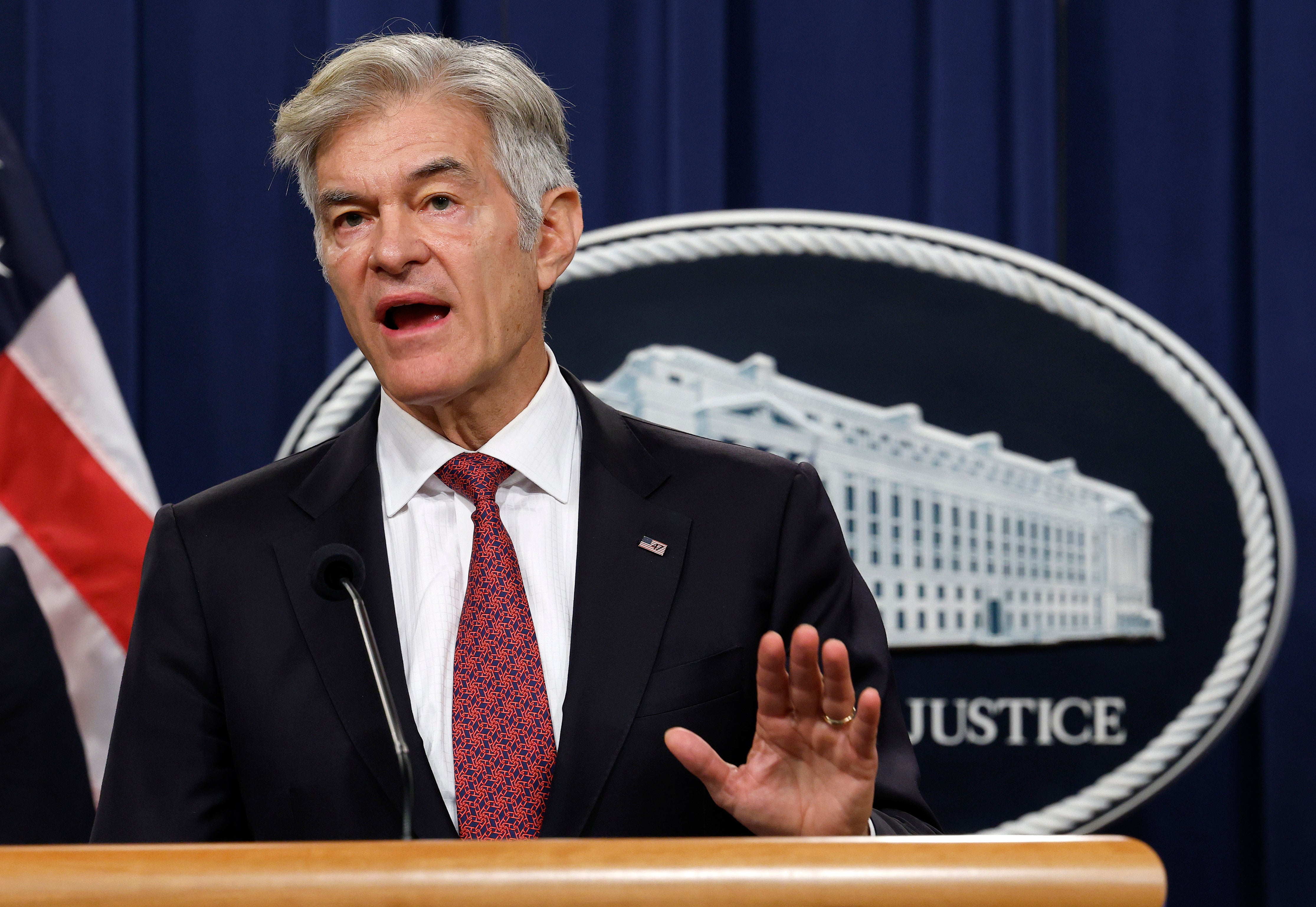 Dr. Mehmet Oz, administrator for the Centers for Medicare and Medicaid Services, told Americans facing cuts to their government-funded health insurance, 'Don’t eat carrot cake'