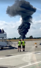 Fireball erupts after Southend plane crash sending plumes of smoke into sky