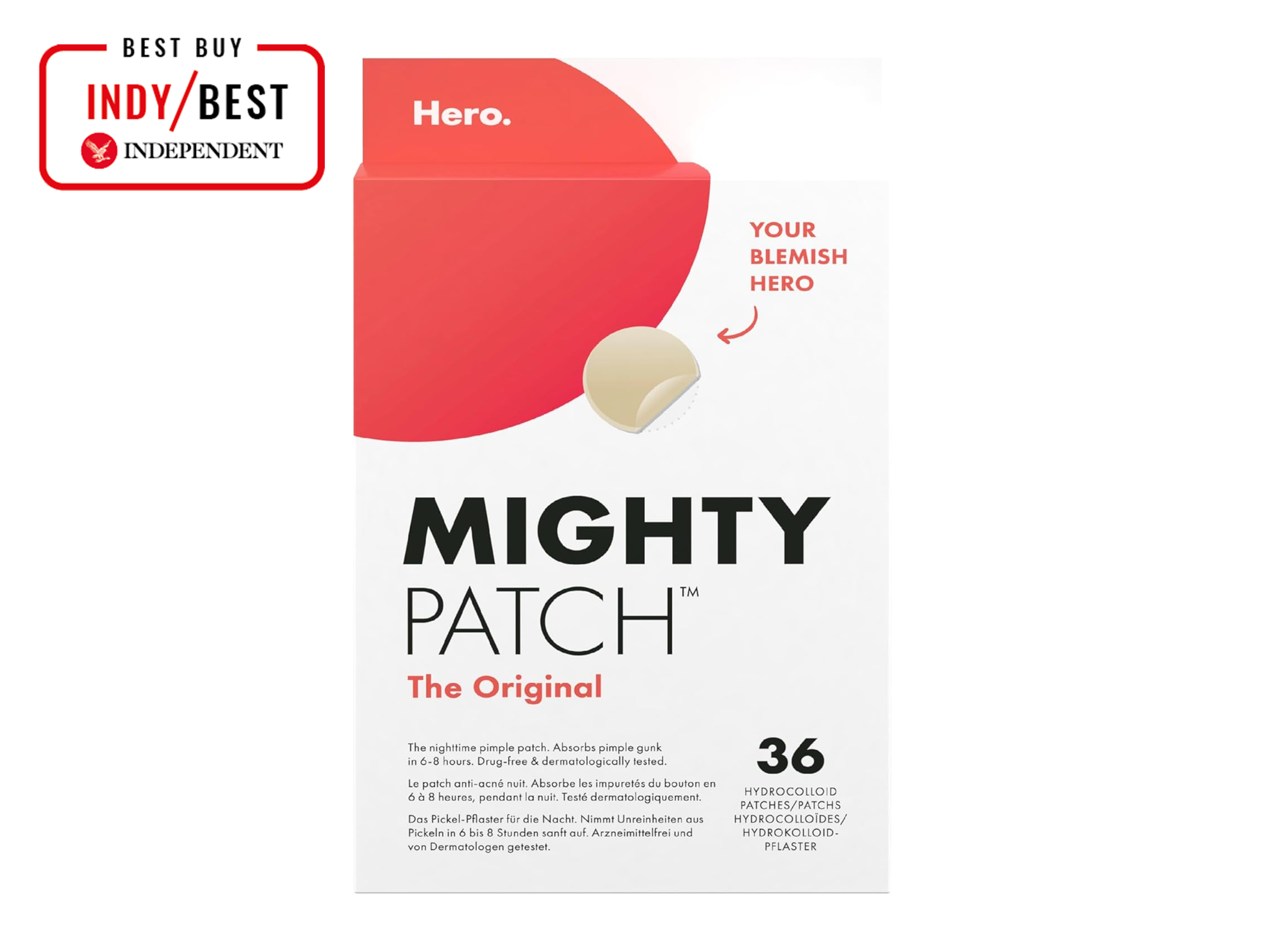 Best pimple patches IndyBest review Hero cosmetics mighty patch original