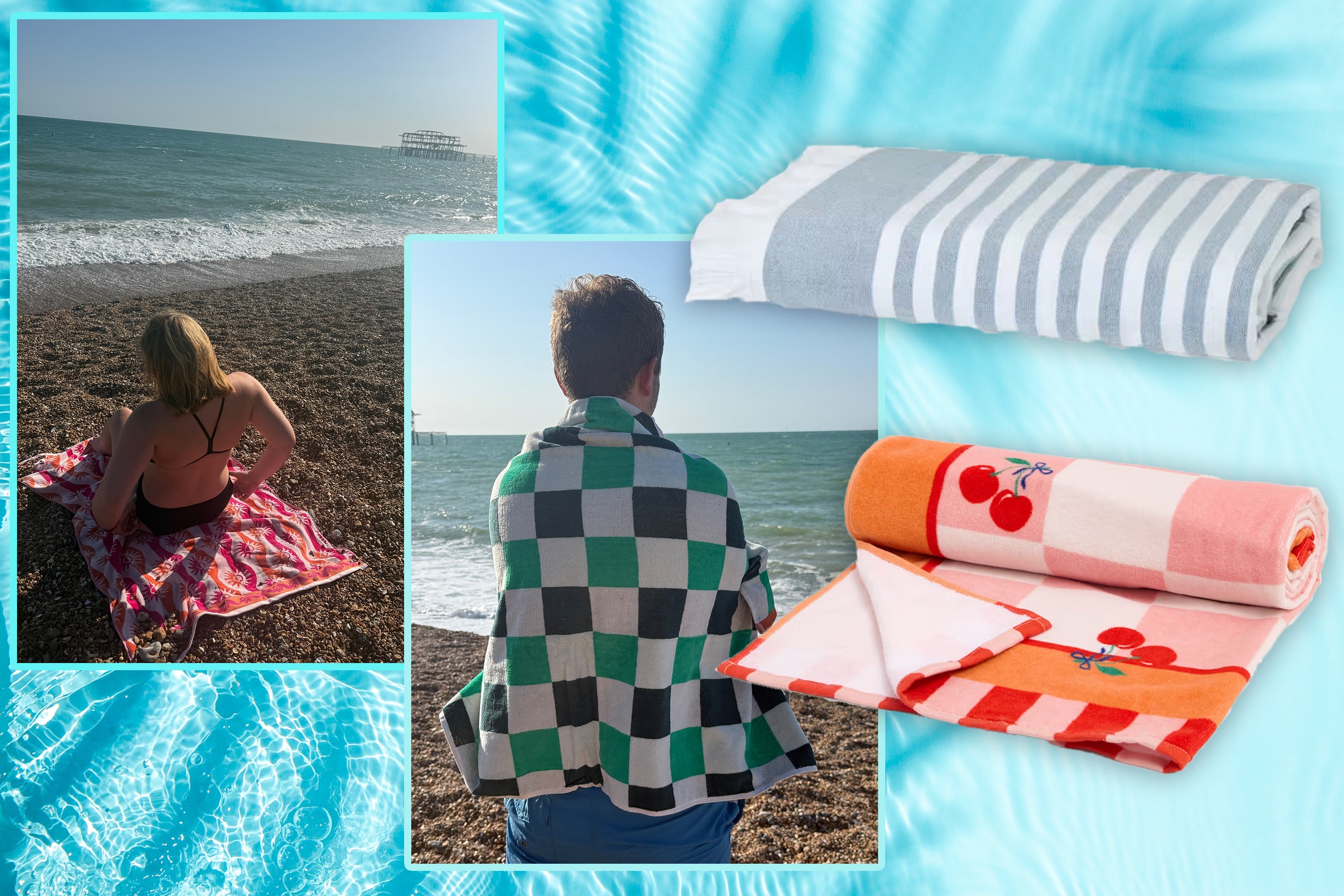 I live within easy reach of Brighton Beach, so I was perfectly placed to get hands-on with the best beach towels