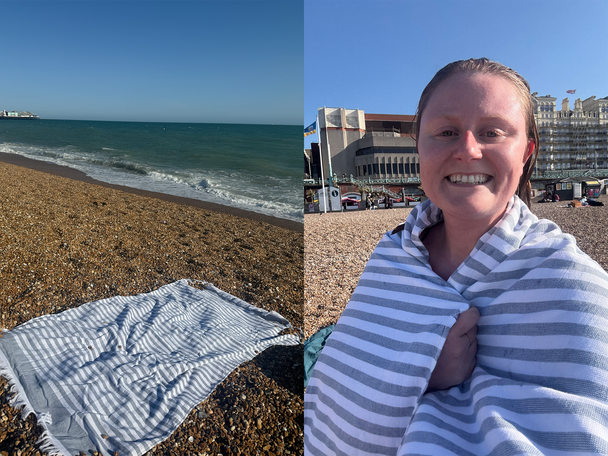 John Lewis hamman terry beach towel