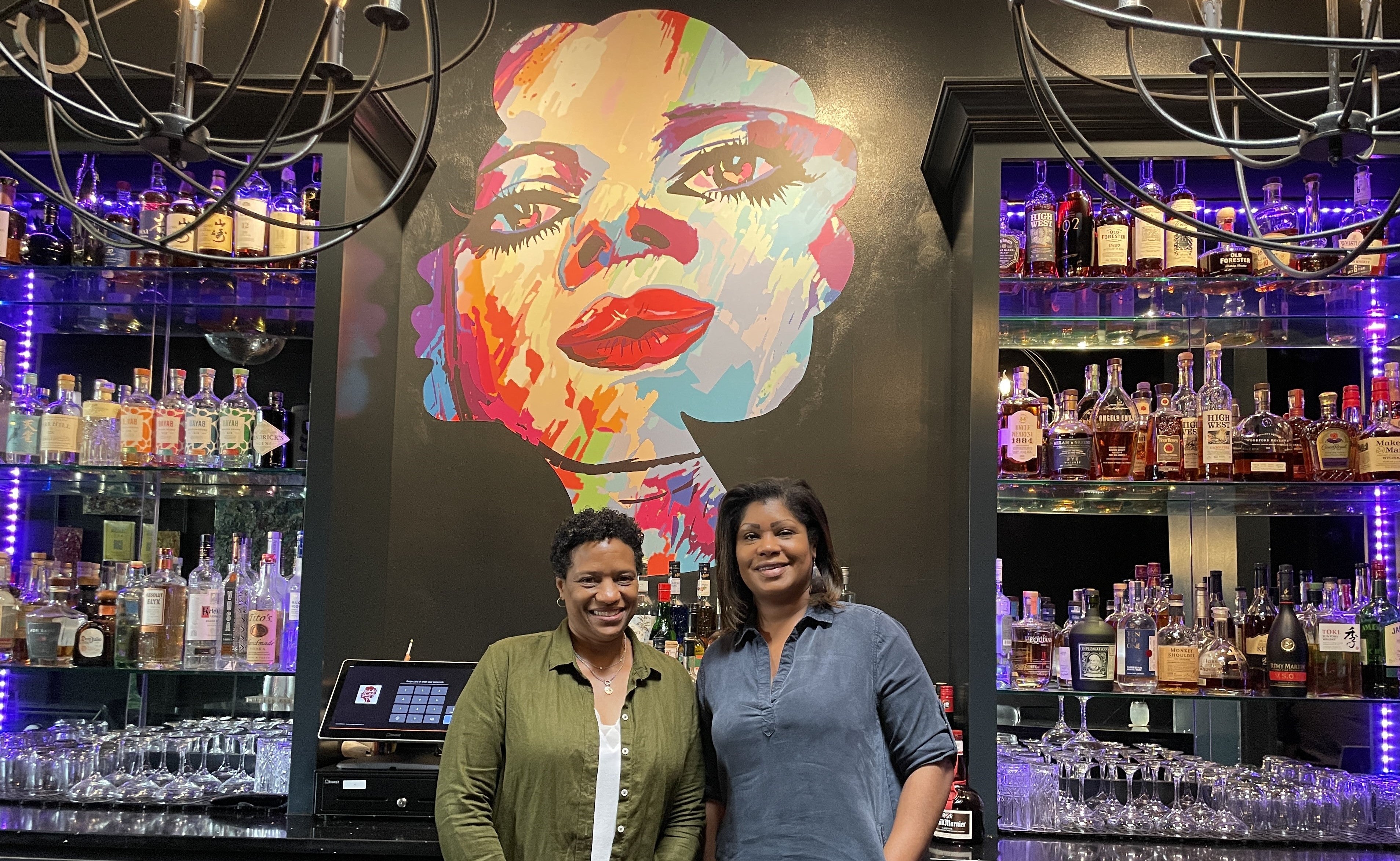 Owners Angela Barnes and Renauda Riddle at Nobody's Darling cocktail bar