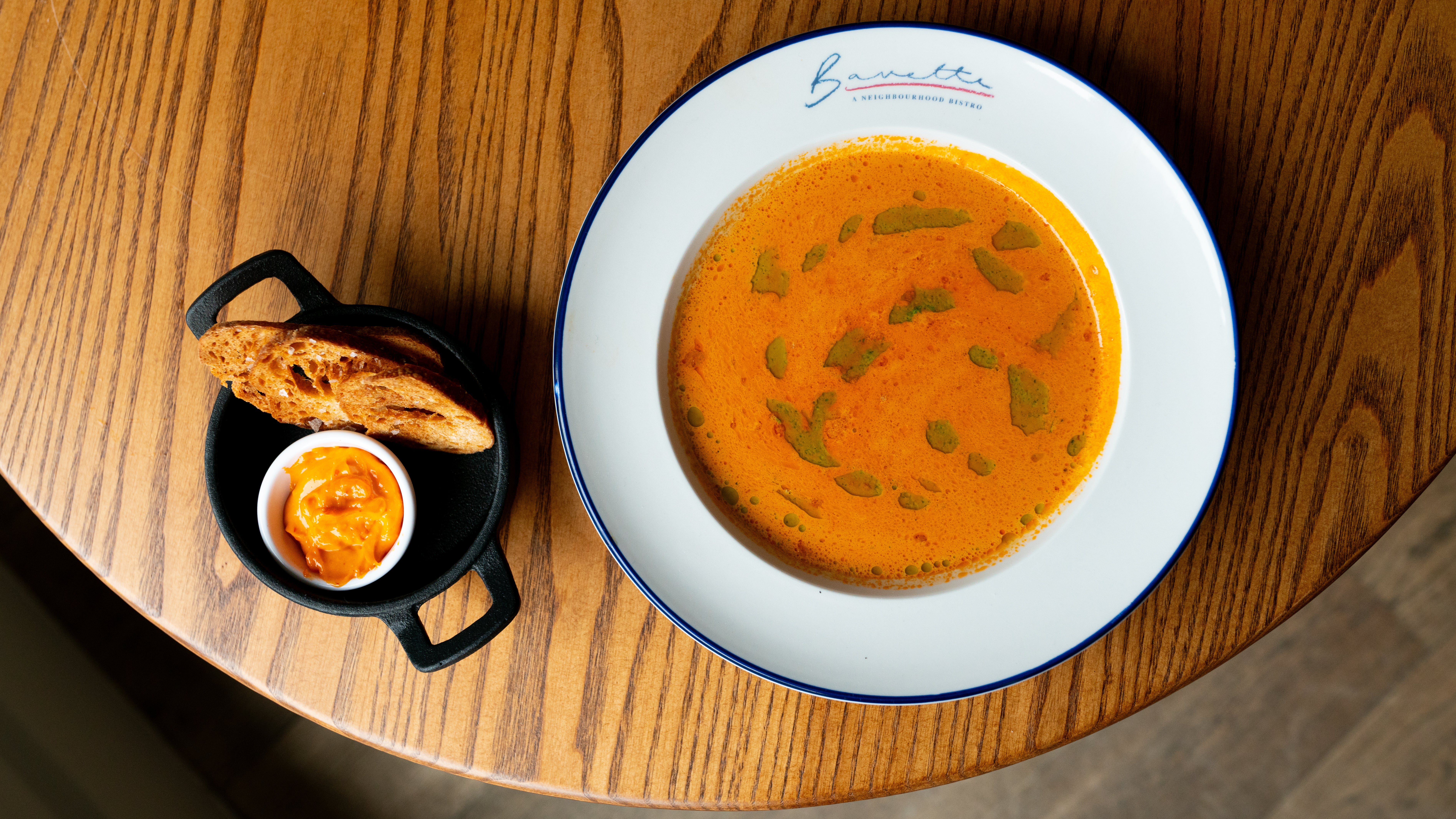 Proof that the French do leftovers better than most – this bisque turns discarded shells into something worthy of your best wine glasses