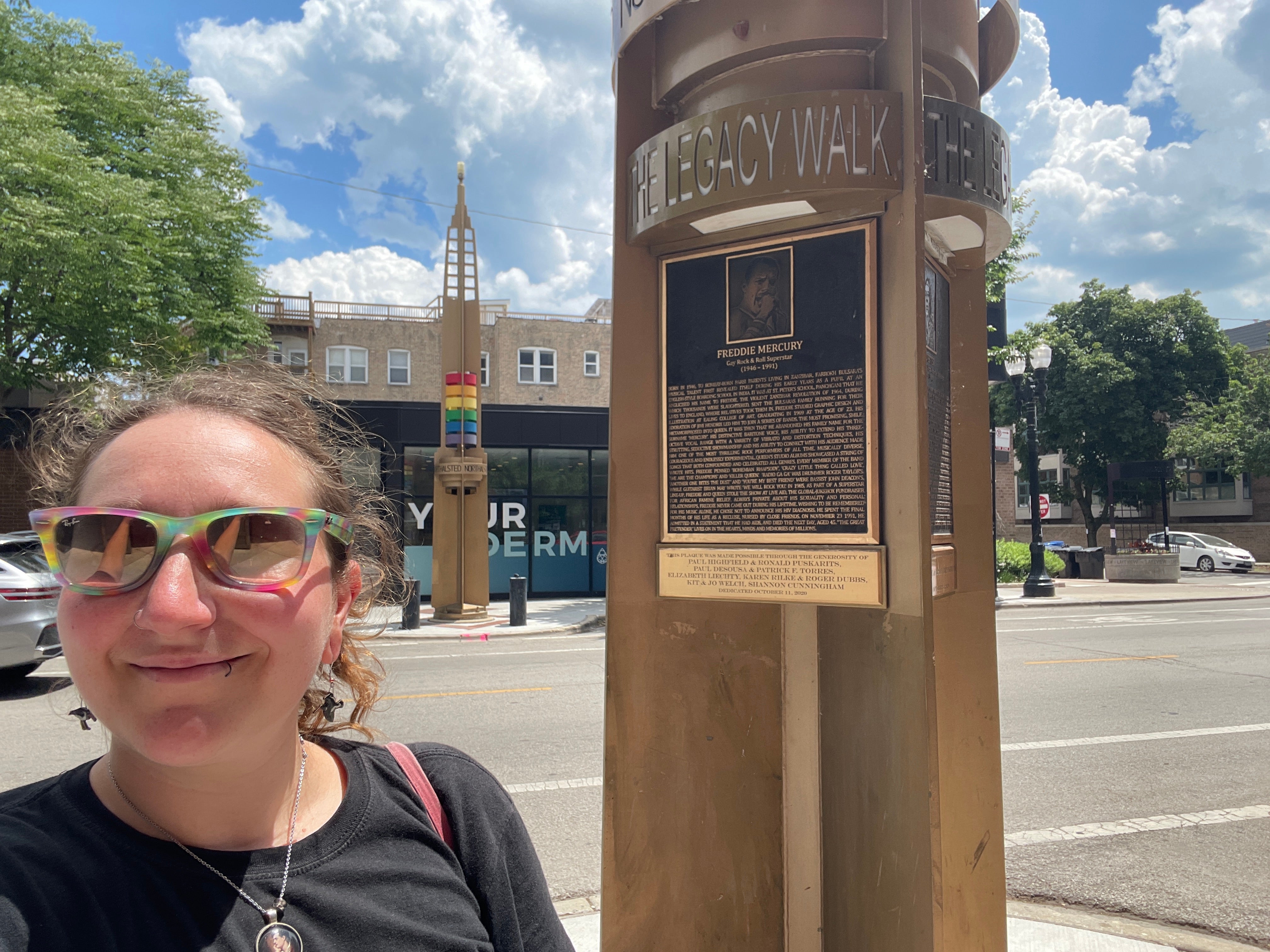 Rory on Chicago's Legacy Walk