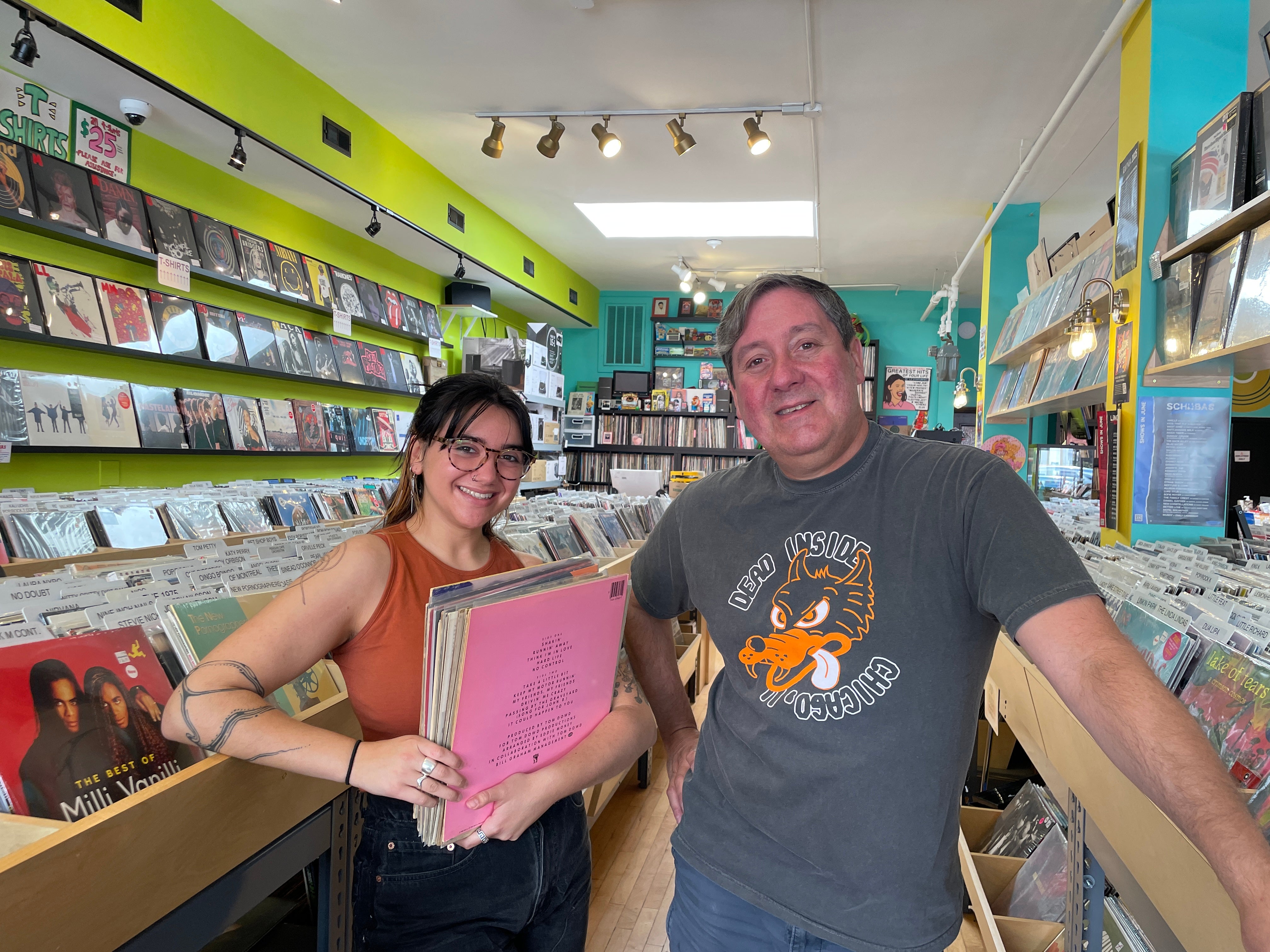 Reckless Records in Andersonville is just one of many queer-owned businesses in the area