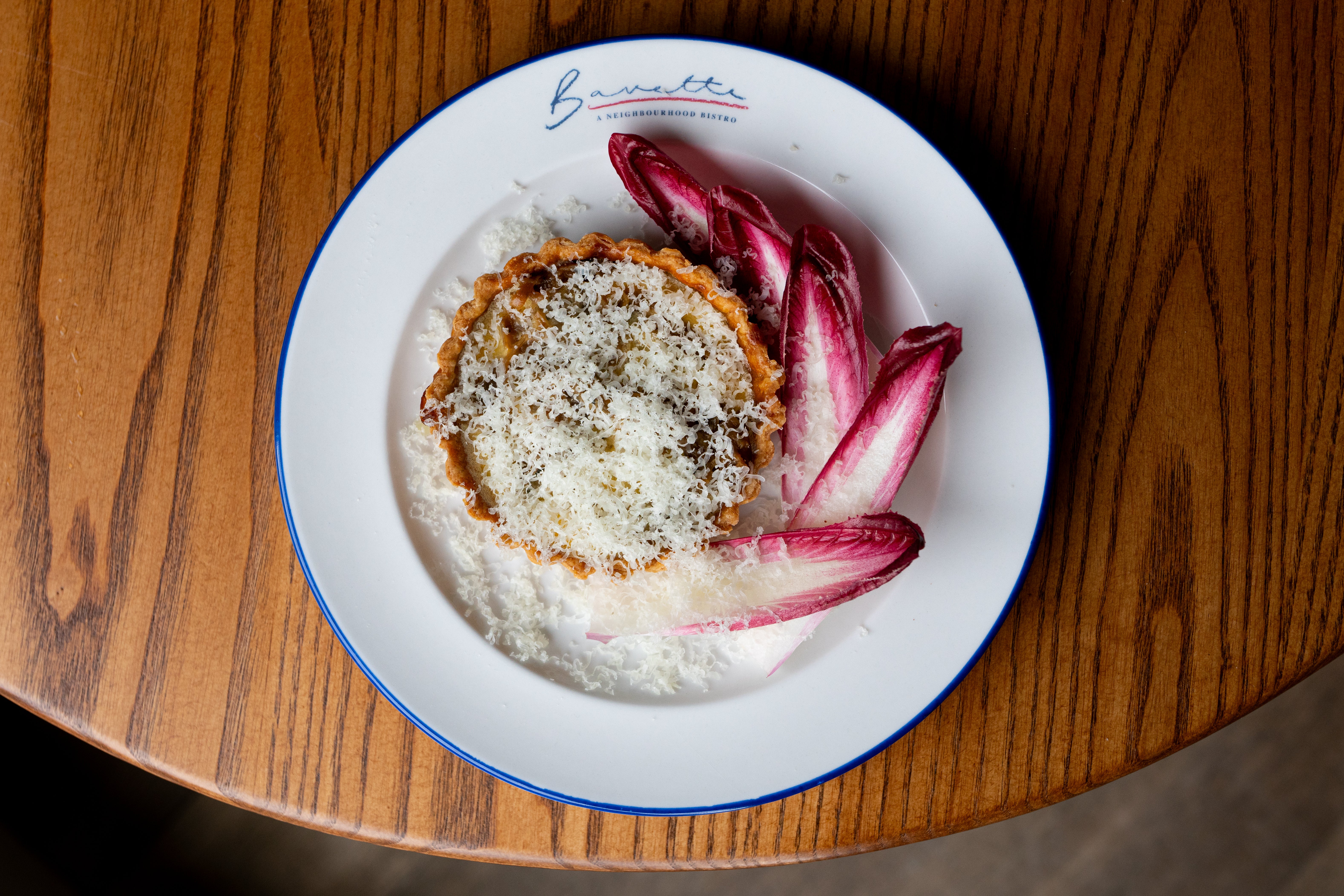 Bavette’s Bastille Day in a bite: crisp pastry, slow-cooked onions and just enough French flair to warrant a second glass of wine