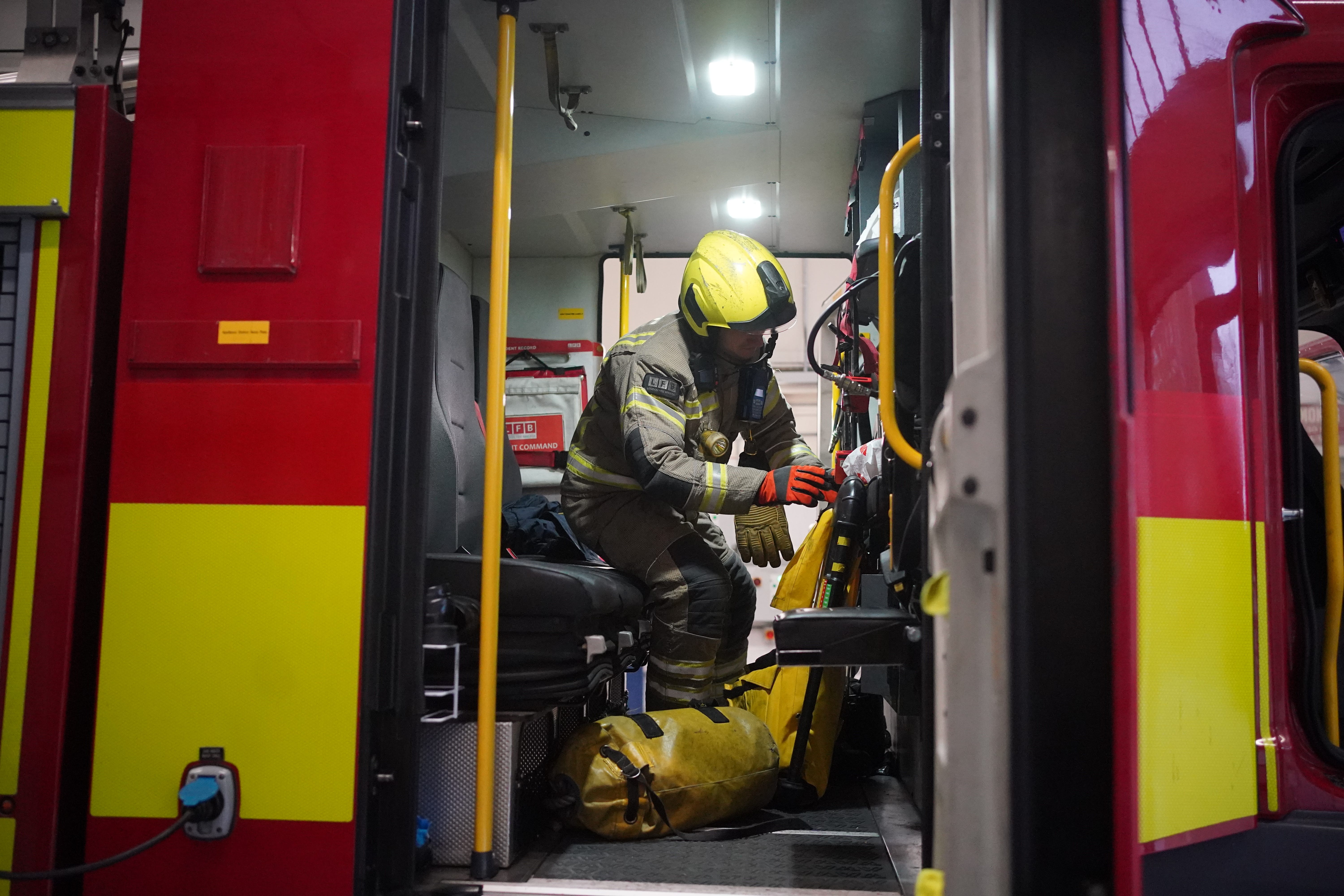 London Fire Brigade said 125 firefighters and 20 fire engines were utilised to bring the blaze near Clemence Road under control (PA)