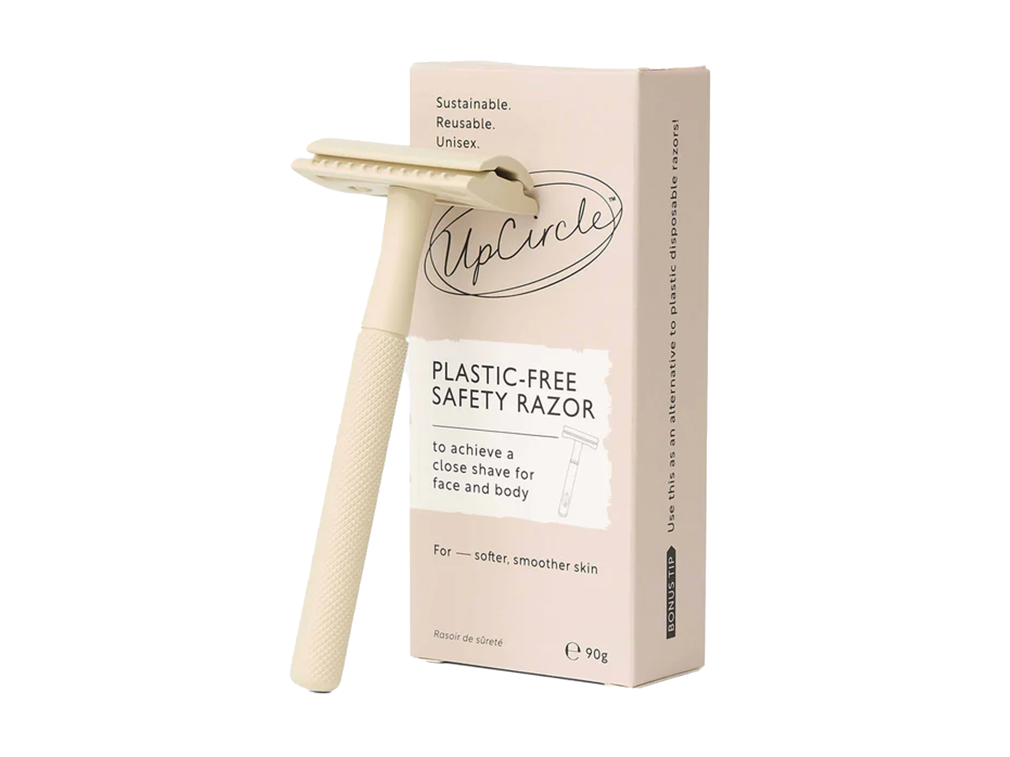 Best womens eco friendly razor IndyBest review UpCircle plastic-free safety razor