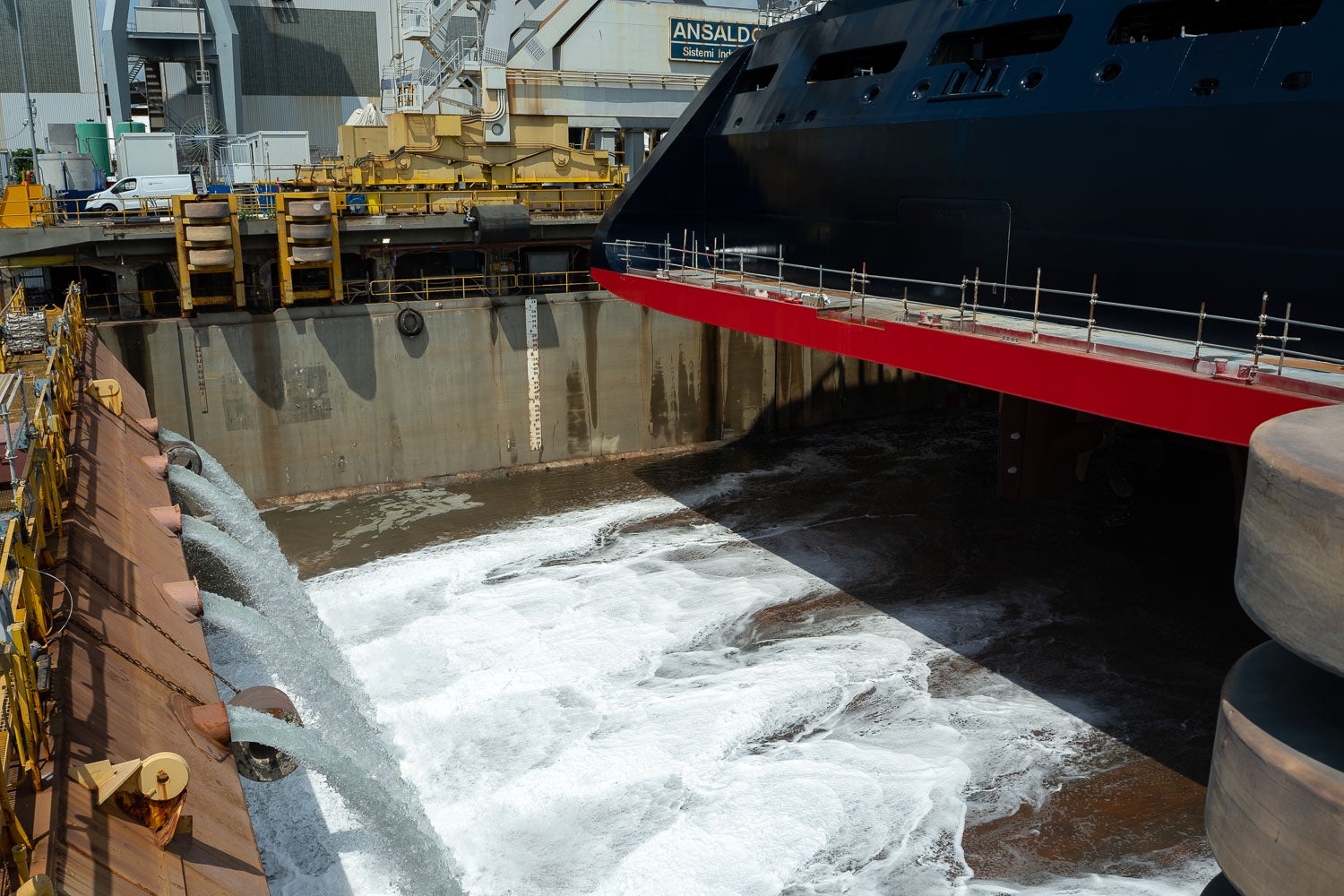 Explora III had its float-out ceremony on Monday 15 July