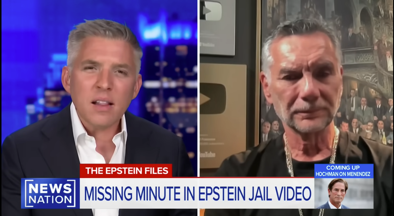 Former inmate Michael Franzese (right) appeared on NewsNation and said there's "no way" Jeffrey Epstein could have died by suicide in his jail cell.