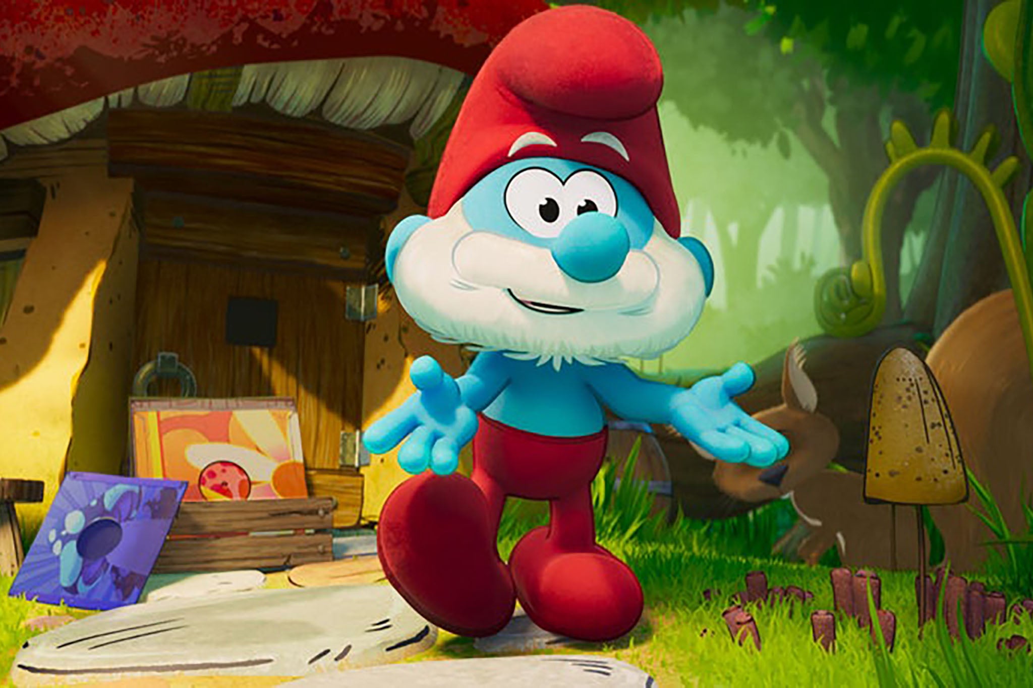 John Goodman as Papa Smurf in ‘Smurfs’